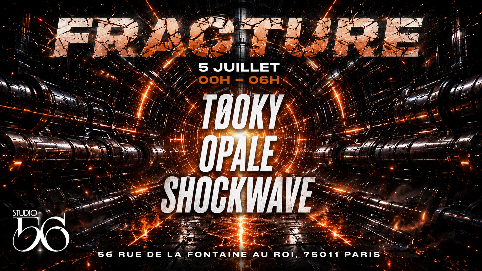 Fracture W/ Toøky, Opale, Shockwave Cover