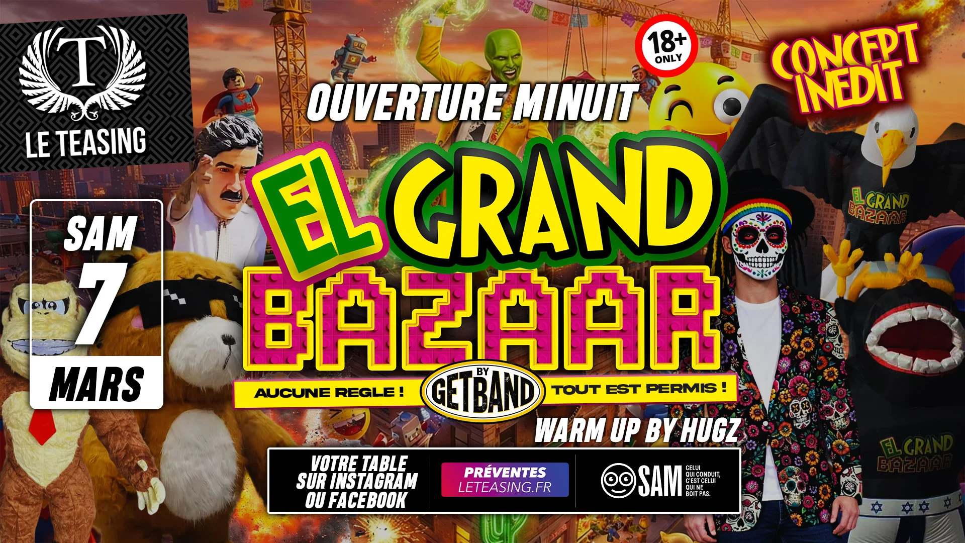 El Grand Bazaar By Getband X Teasing Club (Besançon) Cover