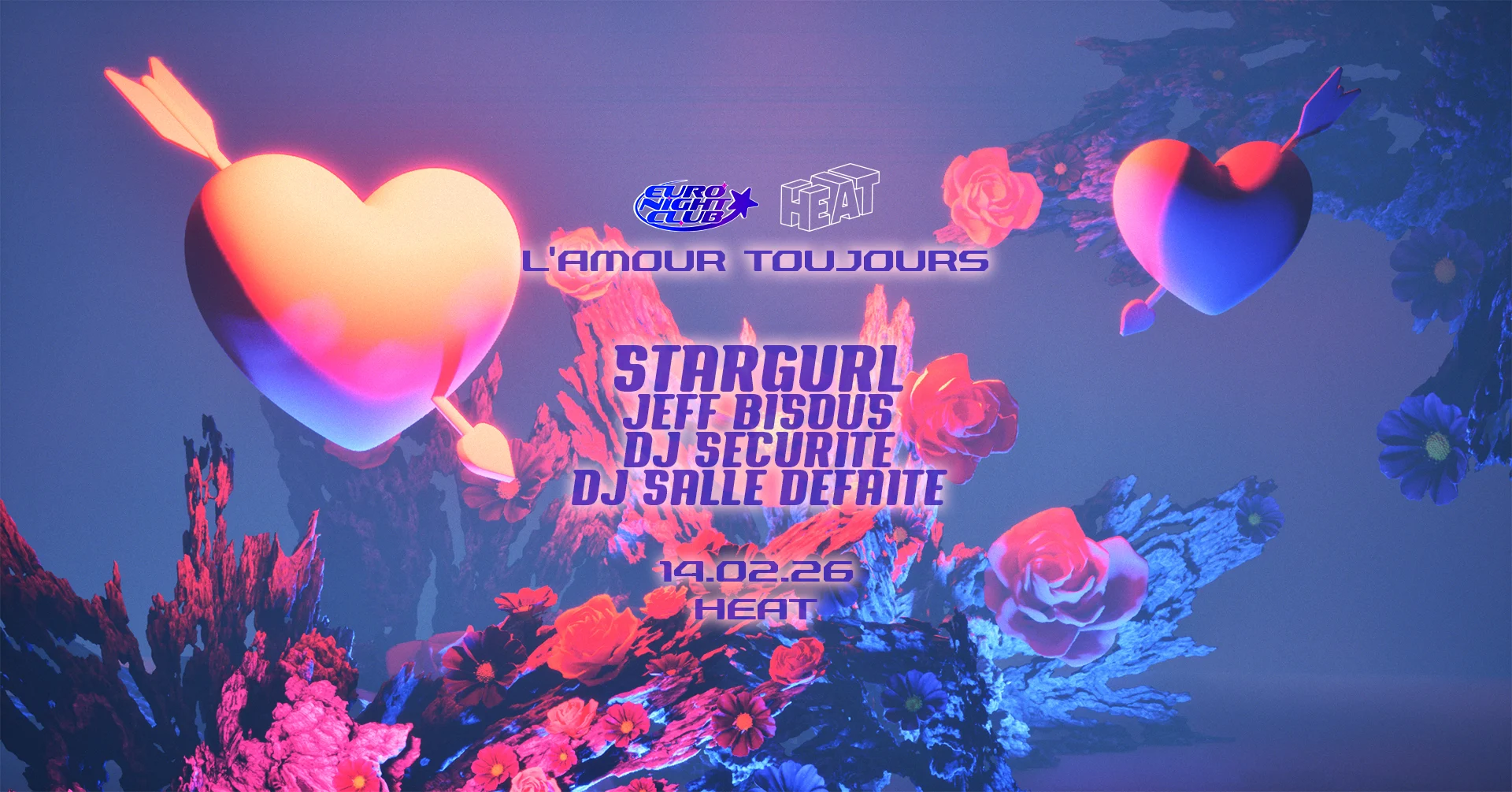 Winter Open Air X Euronight Club Présente L'amour Toujours Cover