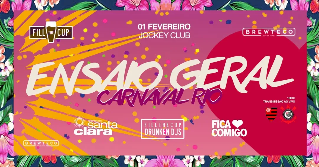 Ensaio Geral | Fica Comigo, Samba De Santa Clara, Fillthecup Cover