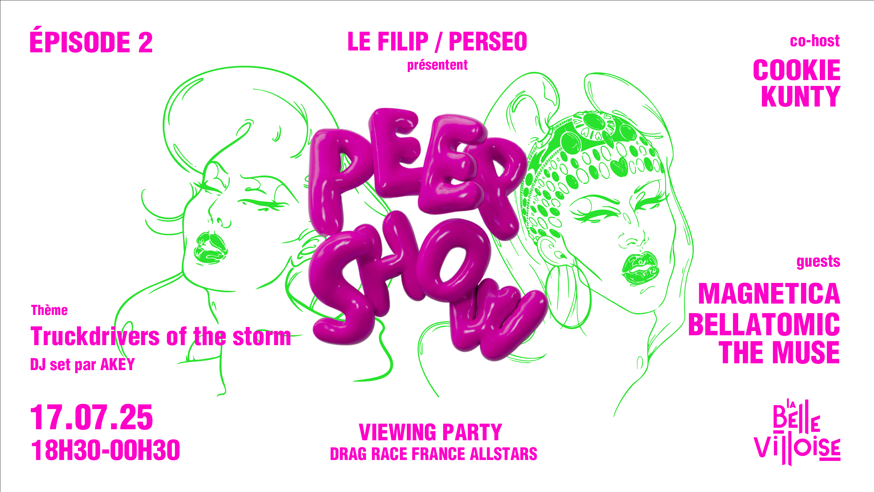 Peep Show | Viewing Party Drag Race France All Stars Ep.2 Cover