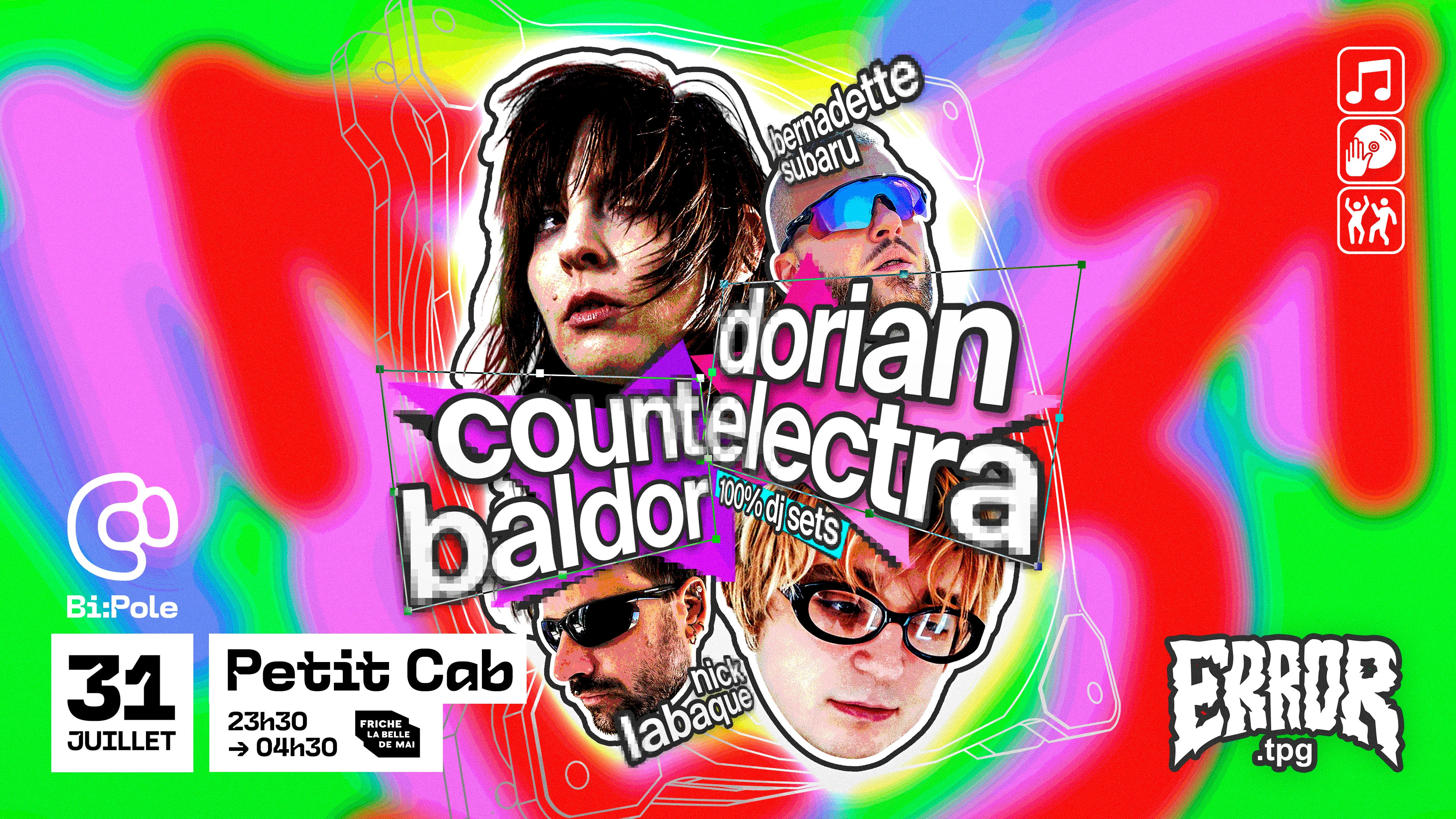 Error.Tpg Invite Dorian Electra & Count Baldor Cover