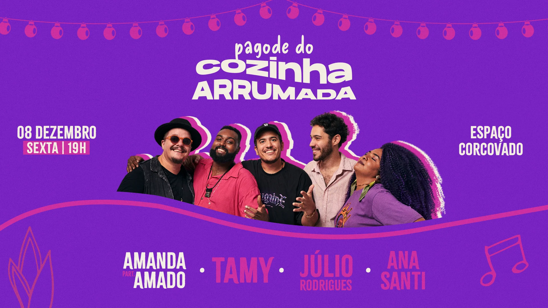 Pagode Do Cozinha Conv. Amanda Amado | 08/12 | Esp Corcovado Cover