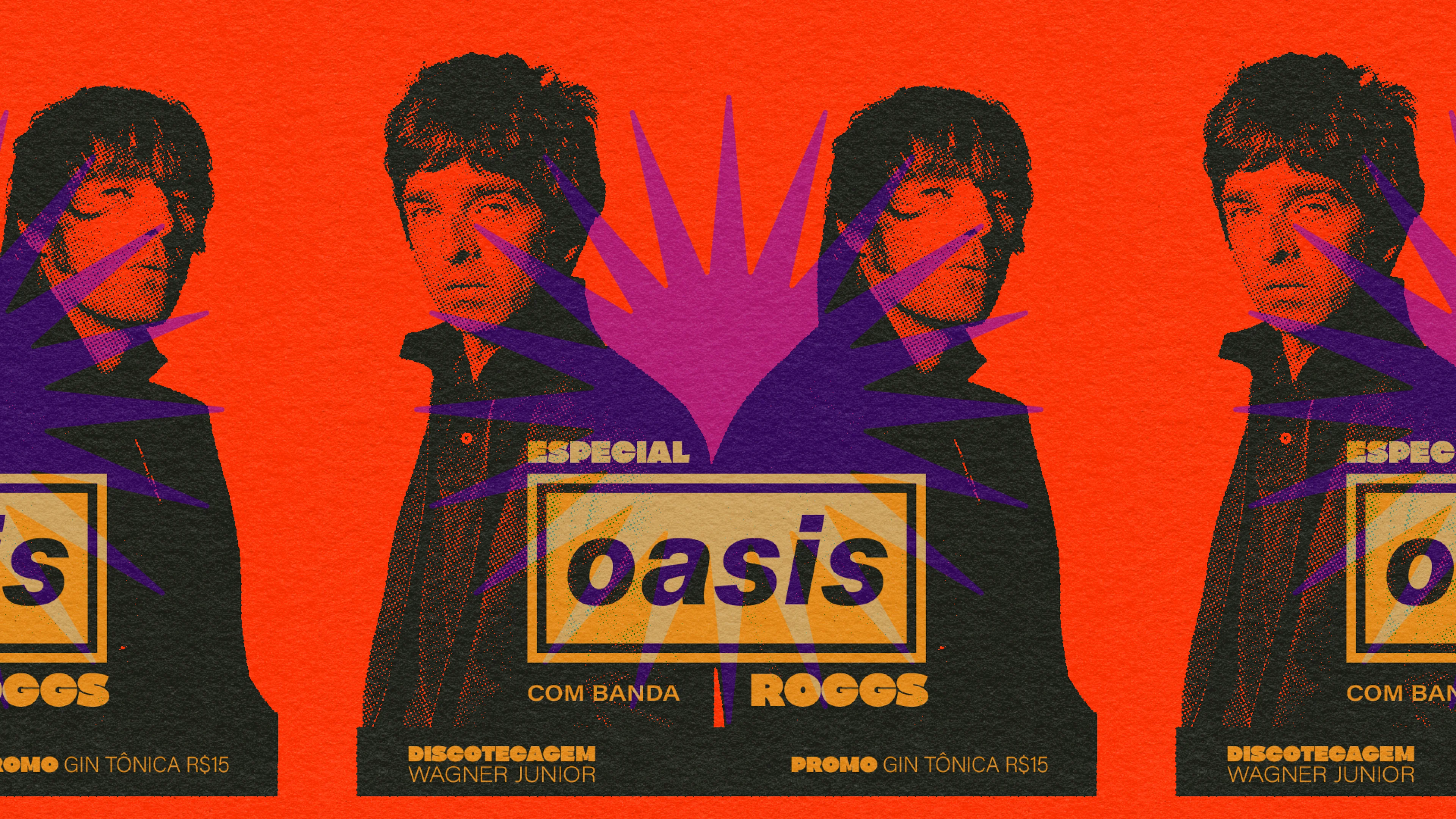 Tributo Oasis + Discotecagem Wagner Junior Cover