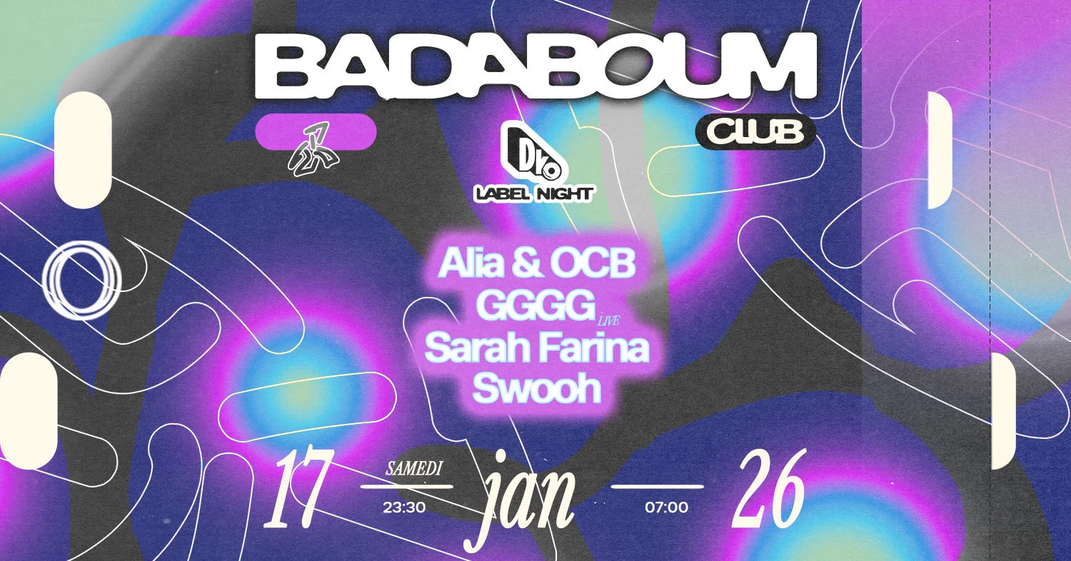 Club — D.Ko Records Label Night: Alia & Ocb, Gggg And More Cover