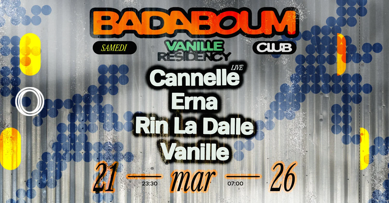 Club — Vanille Residency: Cannelle (Live), Erna And More Cover