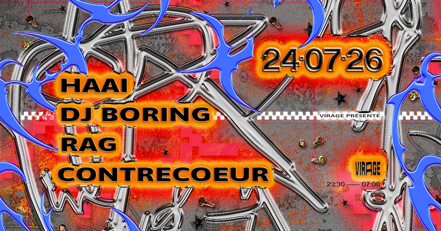 Virage Présente : Haaï, Dj Boring, Rag, Contrecoeur Cover