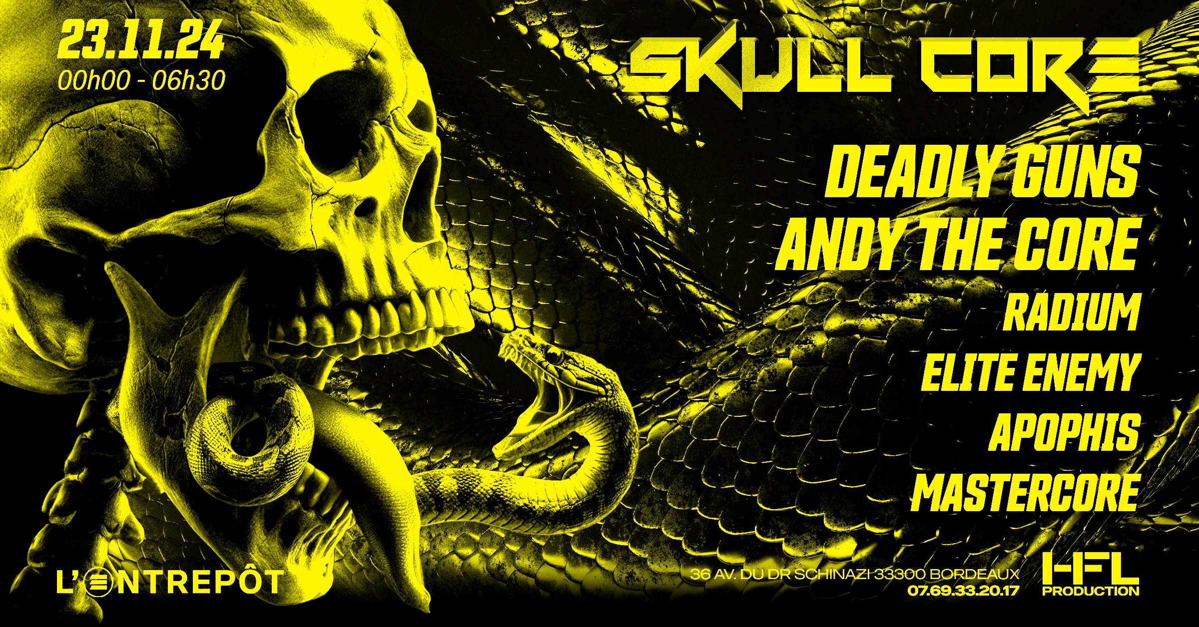 Skullcore W/ Deadly Guns / Andy The Core / Radium / Cover