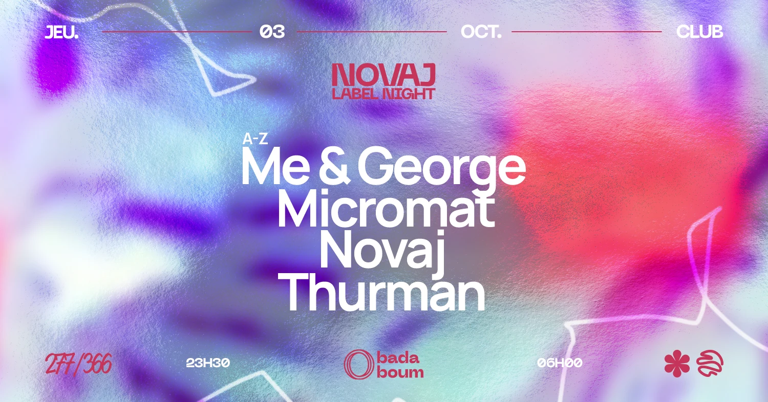 Novaj Label Night - Thurman, Me & George, Micromat Records Cover