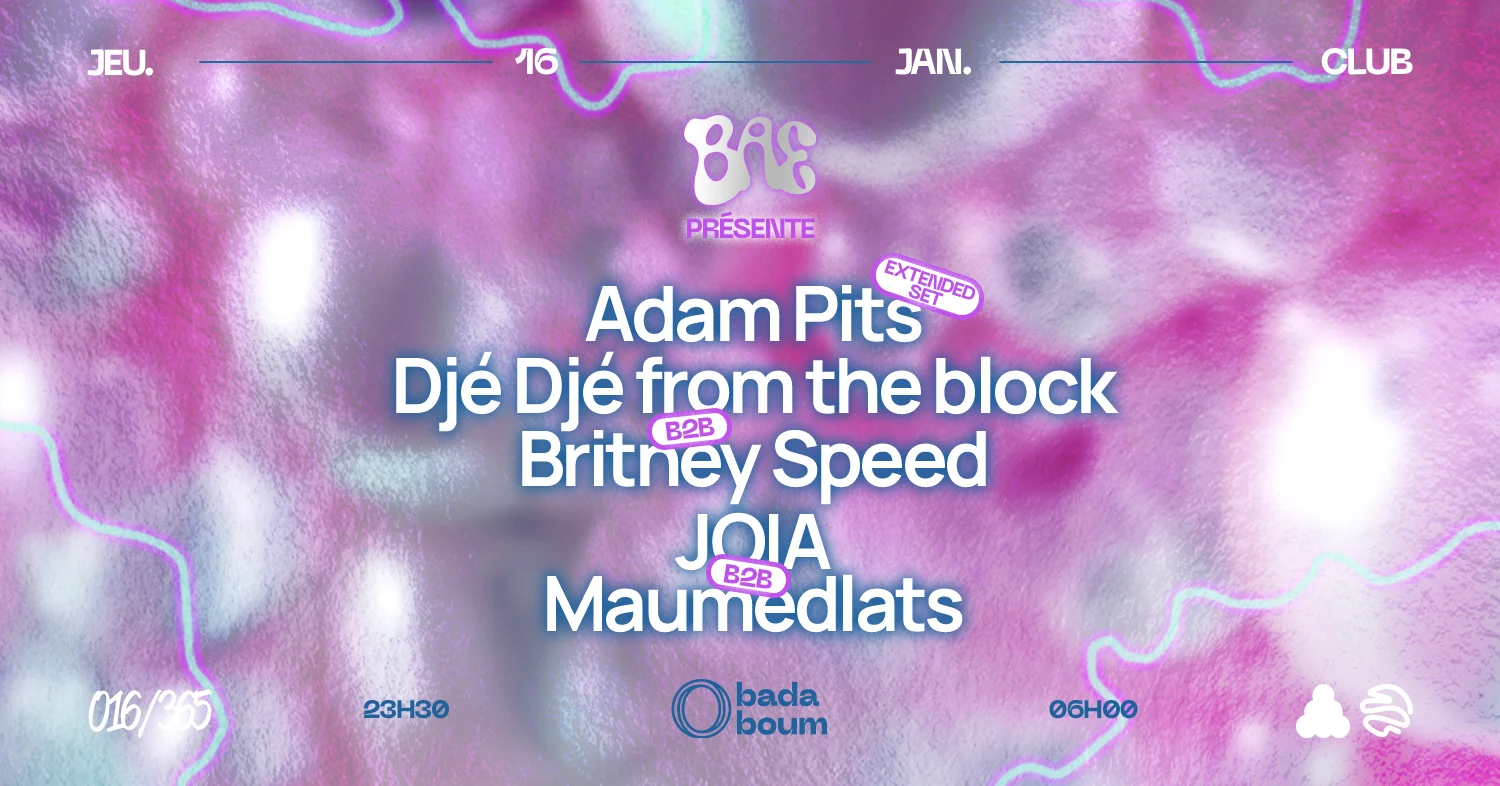 Club — Bae Party Curator : Adam Pits & More Cover