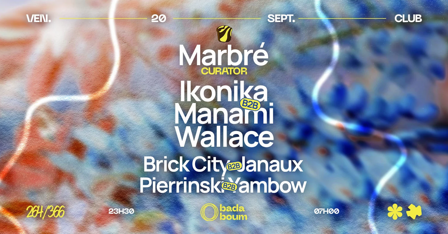 Marbré Curator — Ikonika B2b Manami (+) Wallace (+) Marbré Cover