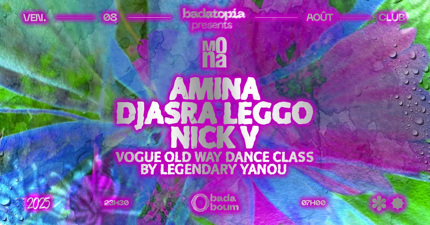 Badatopia X La Mona: Amina, Djasra Leggo, Nick V Cover