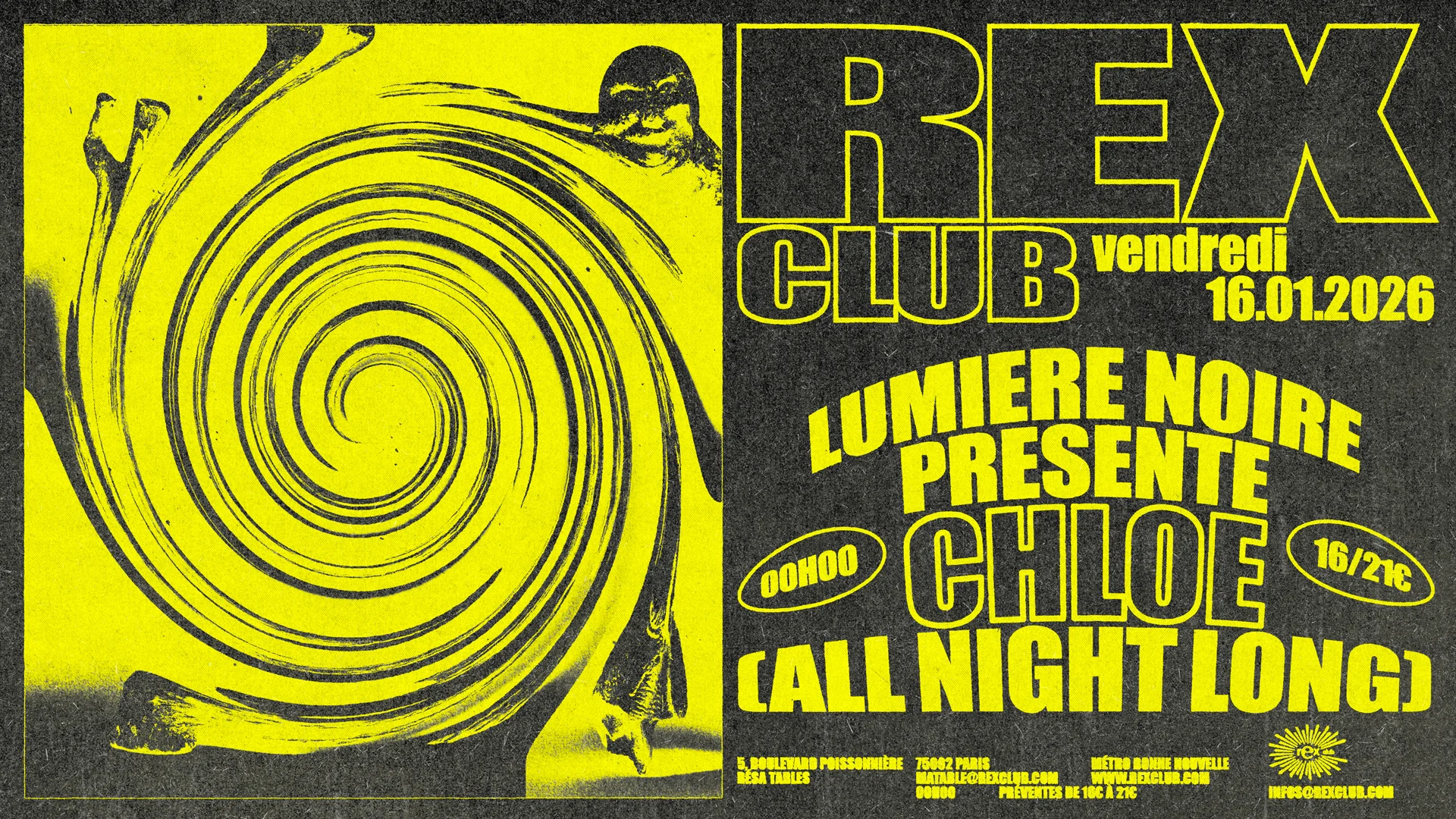 Lumière Noire Presente: Chloé All Night Long Cover