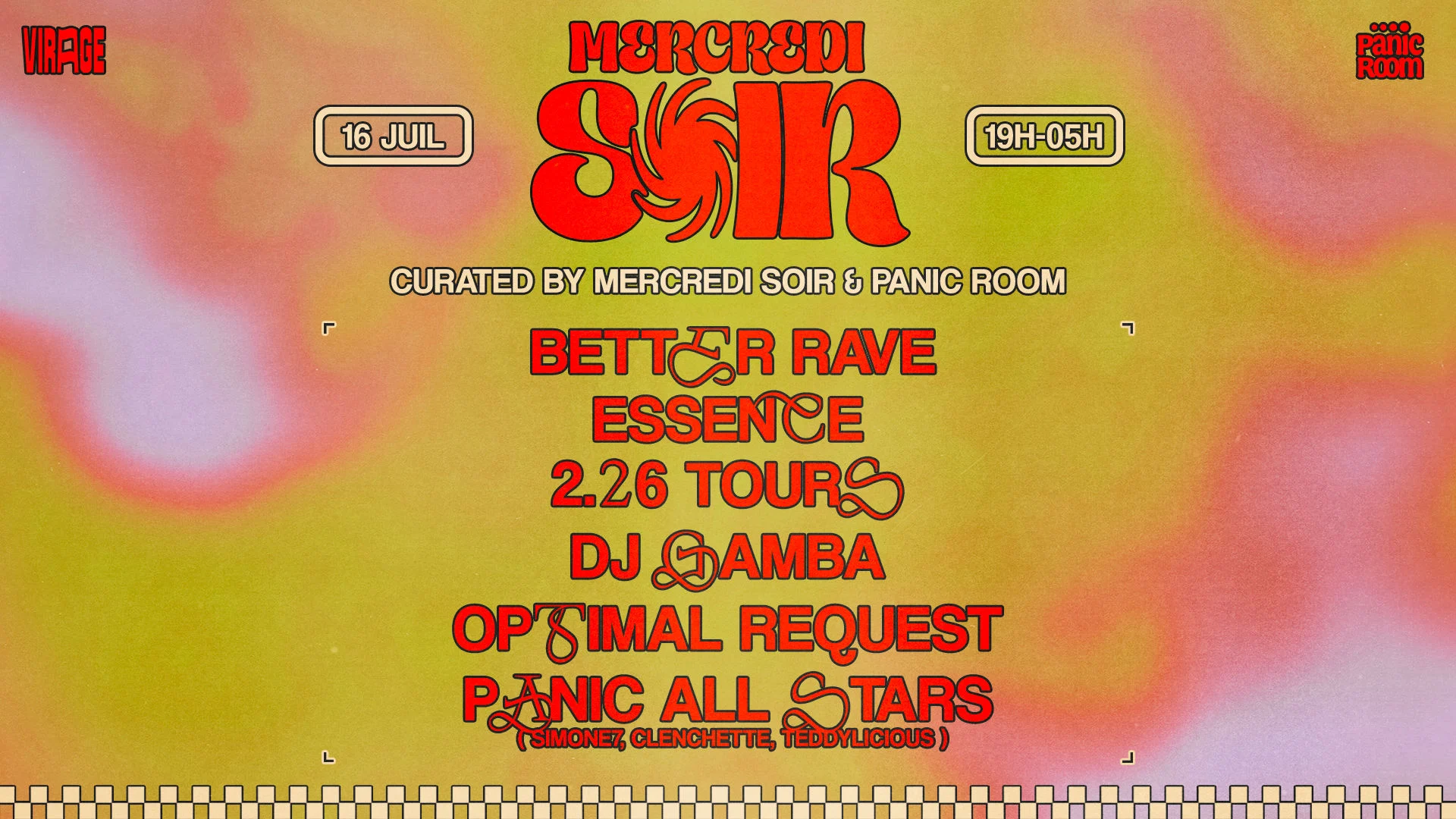 Mercredi Soir X Panic Room Cover