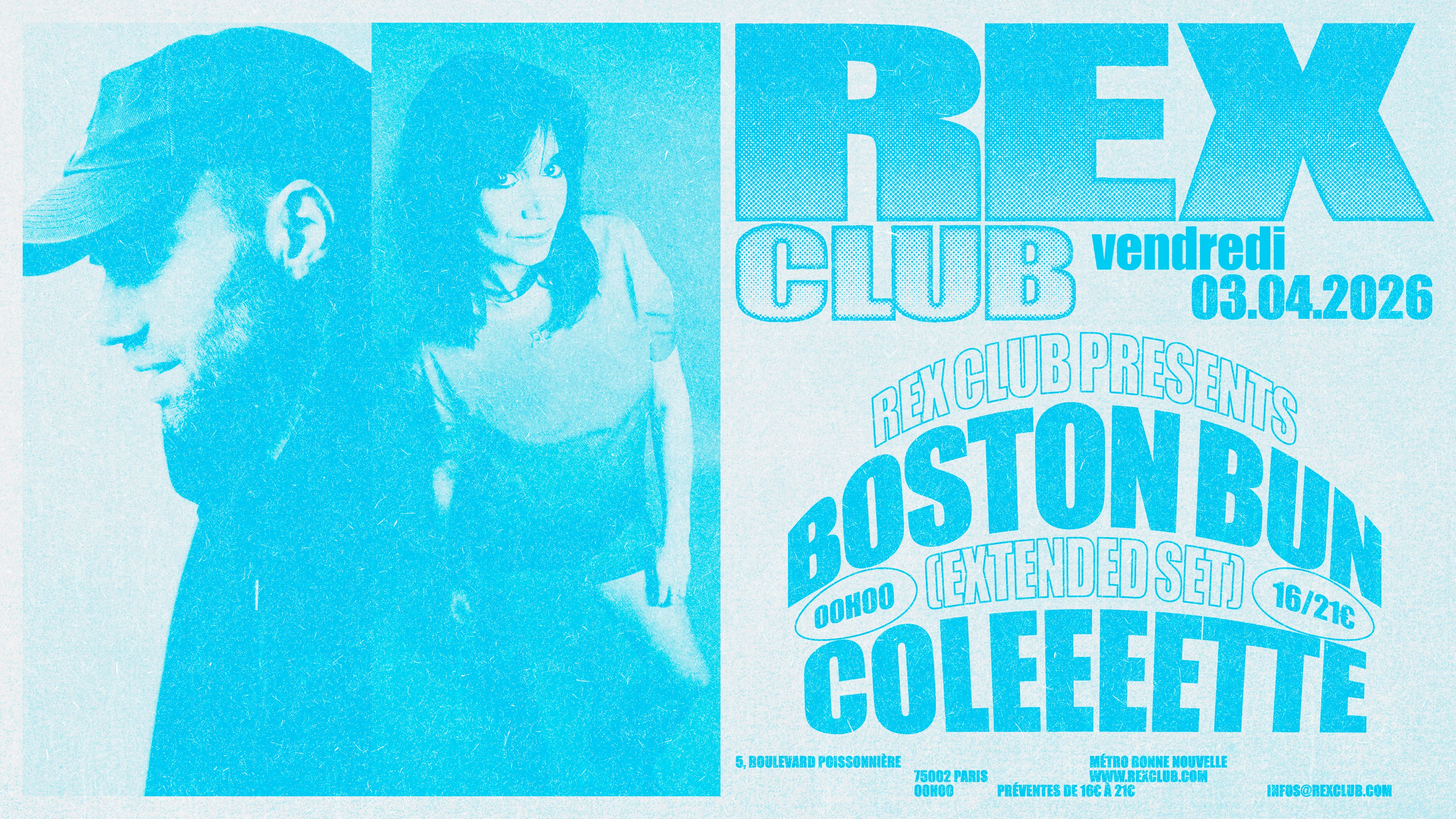 Rex Club Presents: Boston Bun (Extended Set), Coleeeette Cover