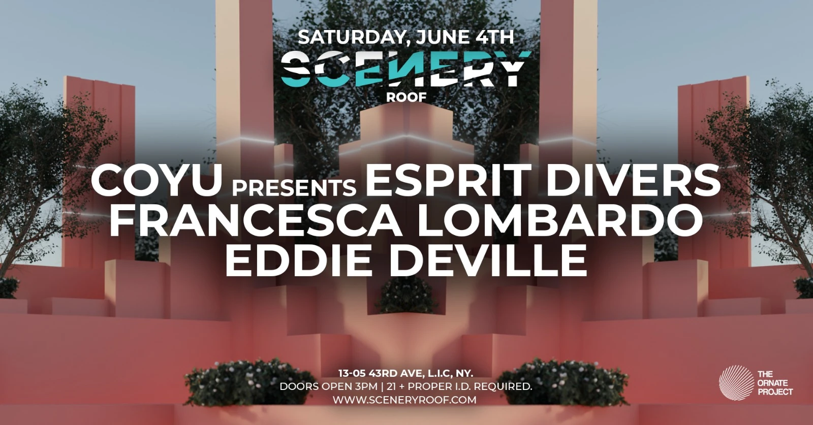 Scenery Roof: Coyu, Francesca Lombardo & Eddie Deville Cover
