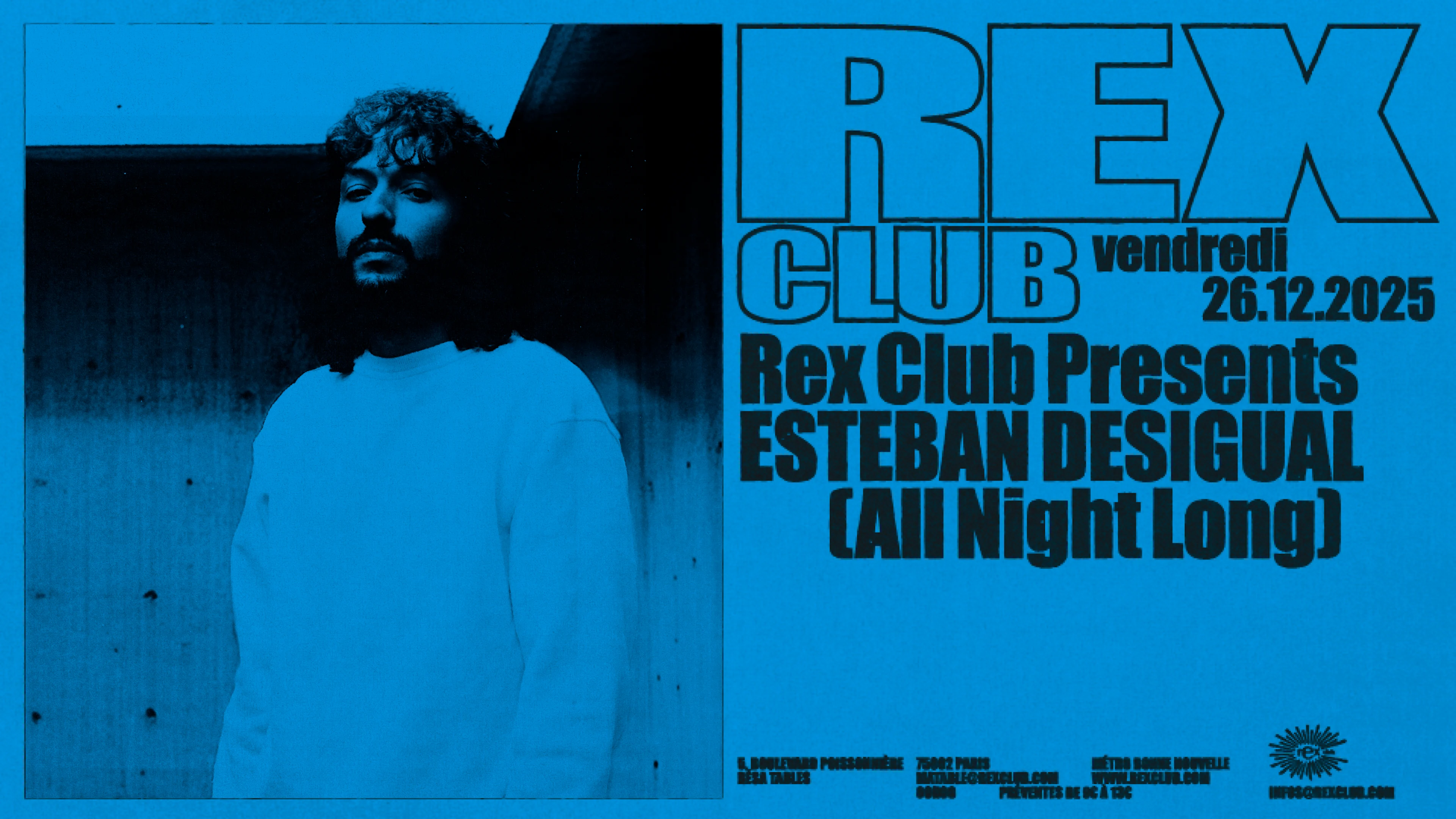 Rex Club Presents Esteban Desigual All Night Long Cover