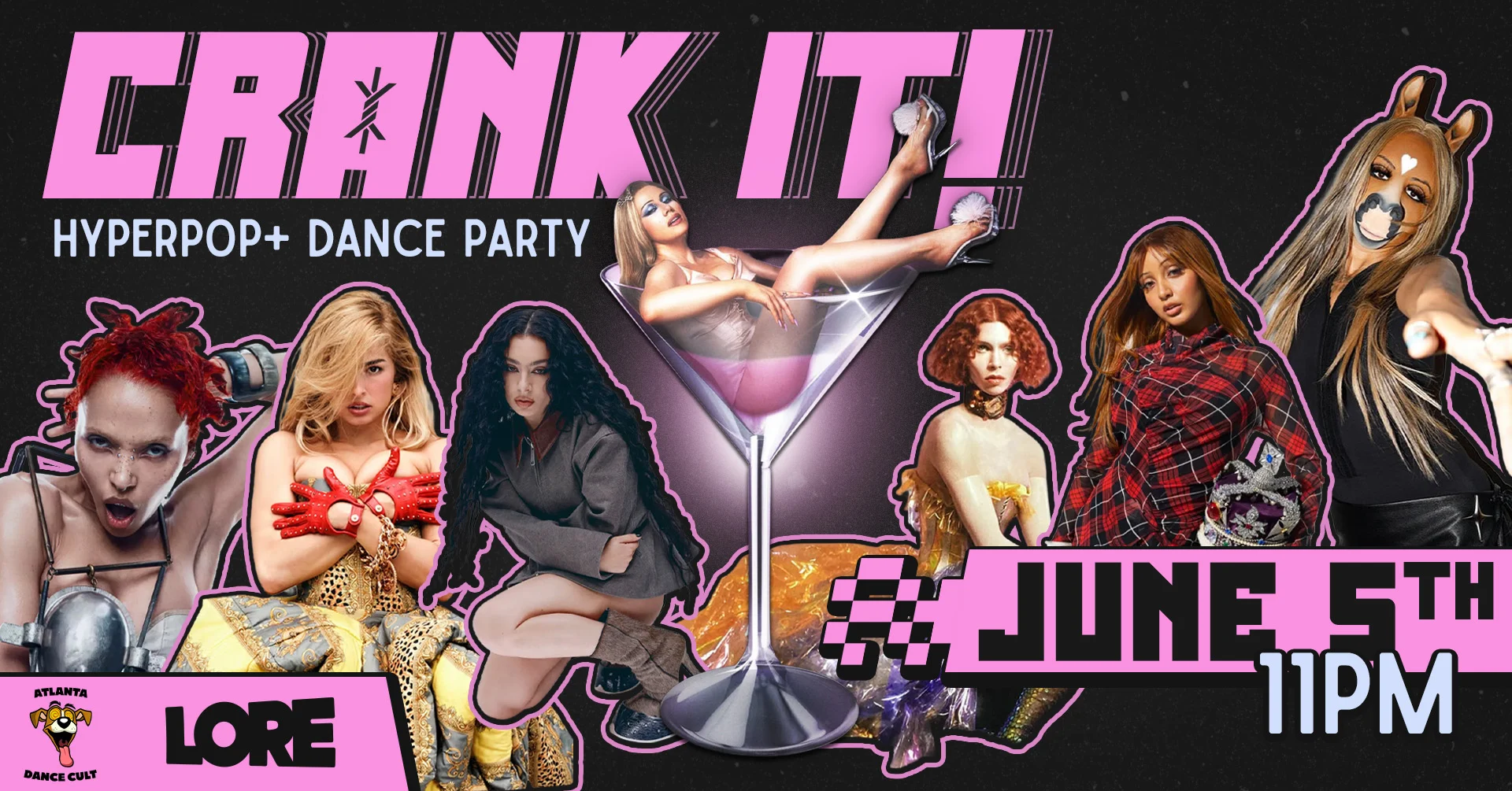 Crank It! Again: Hyperpop+ Dance Party Cover