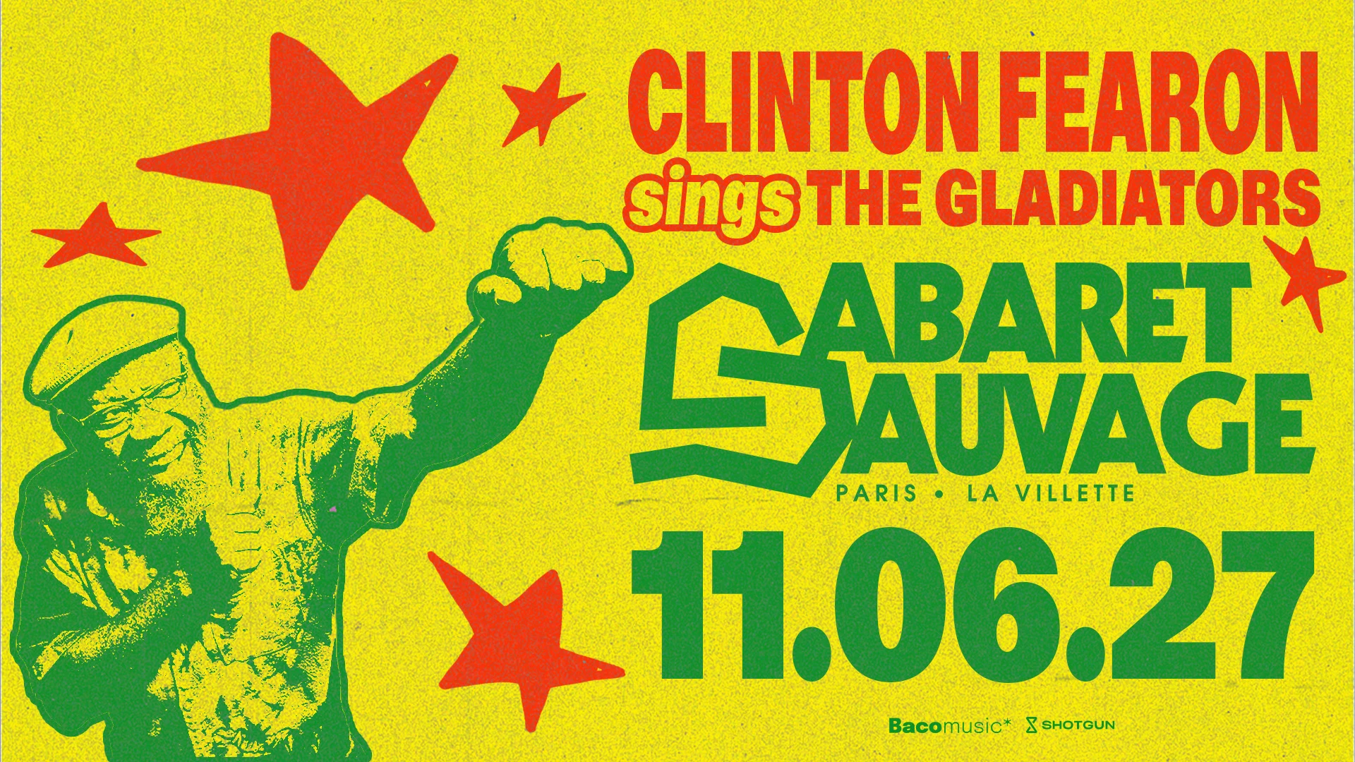 Clinton Fearon Sings The Gladiators - Cabaret Sauvage Cover