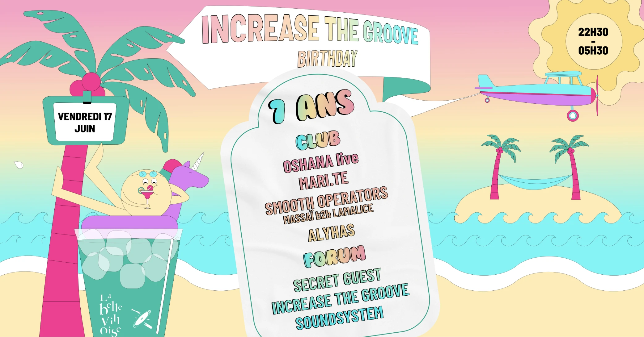 Increase The Groove 7 Ans ♫ Oshana (Live), Mari.Te...  Cover