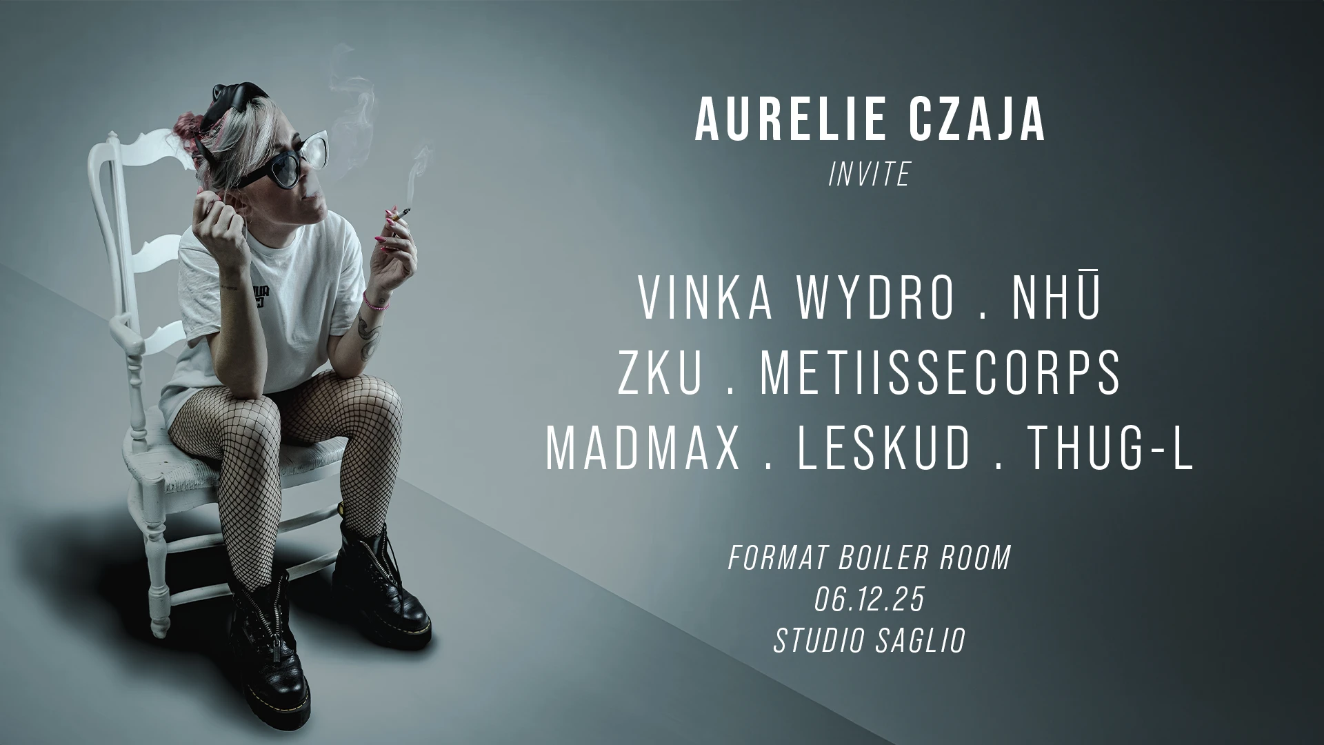 Aurelie Czaja Invite : Vinka Wydro, Nhu, Zku & Metissecorps Cover