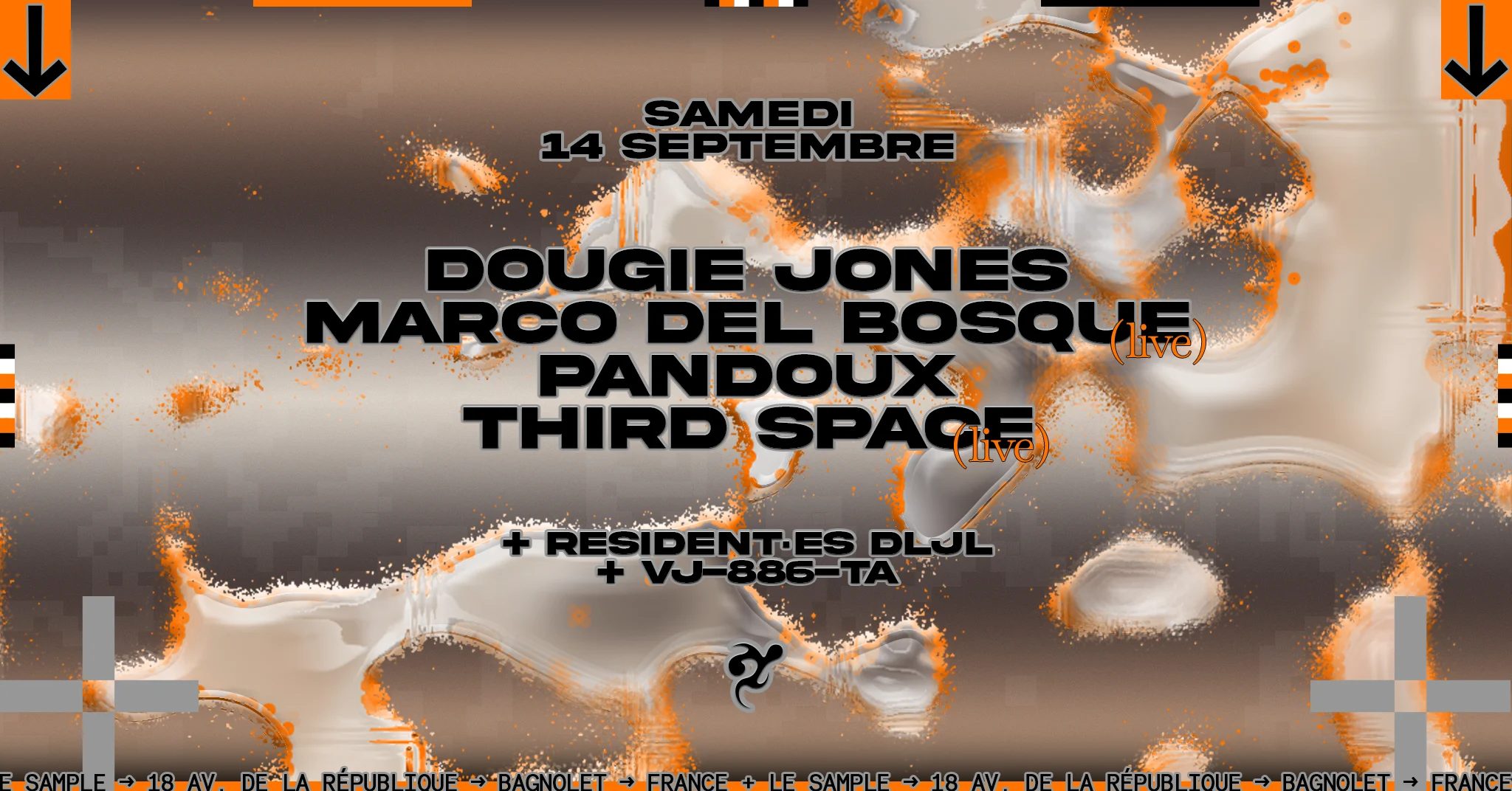 De La... Je L'espère Au Sample Avec Third Space, Pandoux... Cover