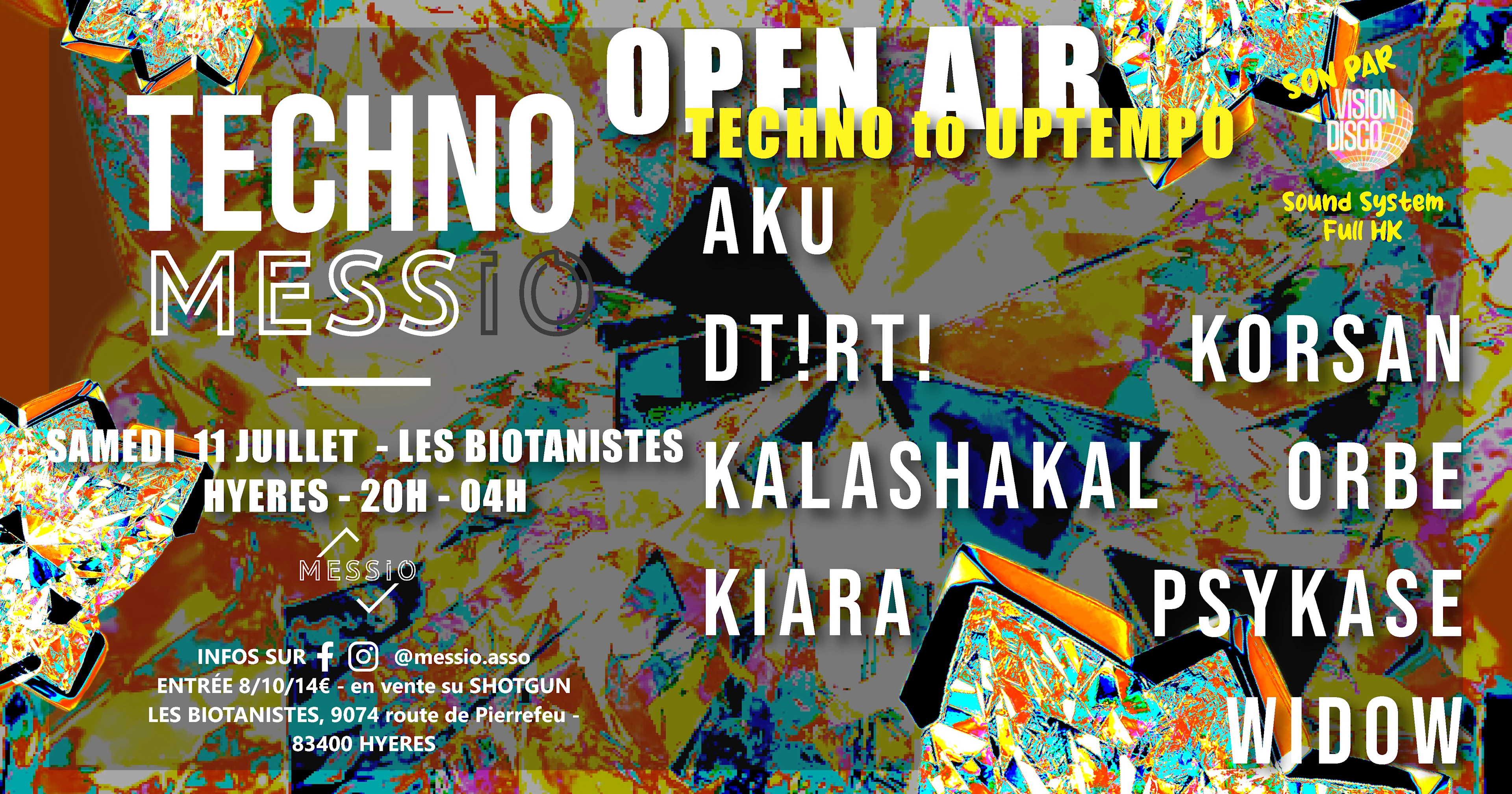 Techno Mess Open Air : Techno To Uptempo Cover