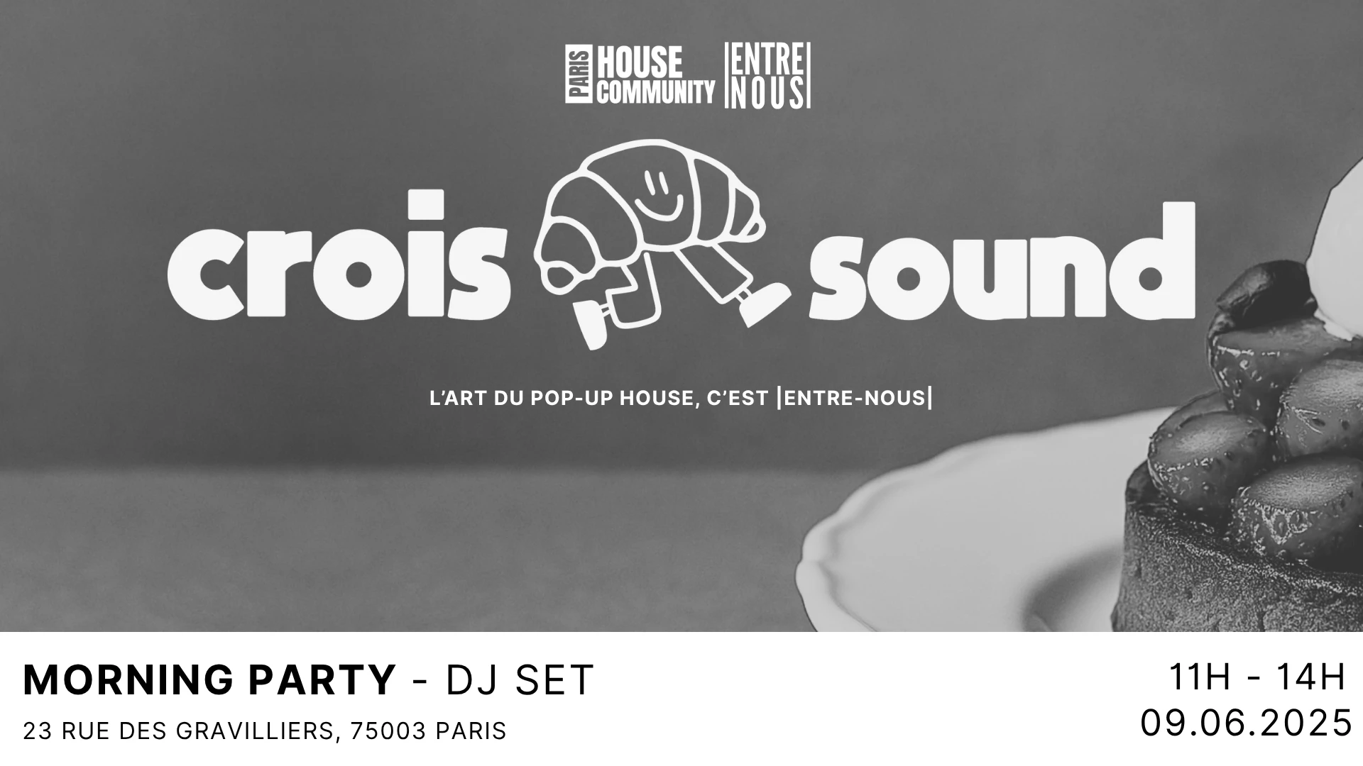 Morning Party: Paris House Community X Croissound Cover