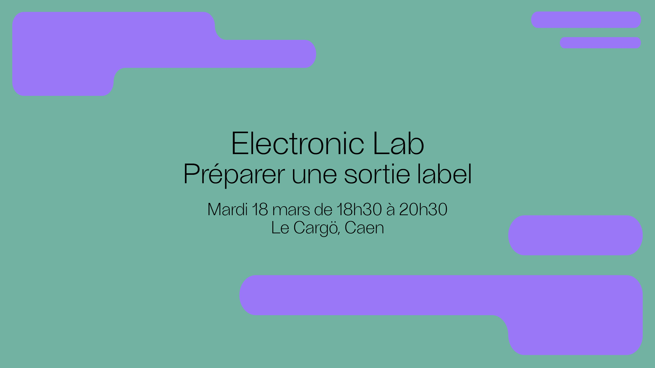 Electronic Lab X Le Cargö - Préparer Une Sortie Label Cover
