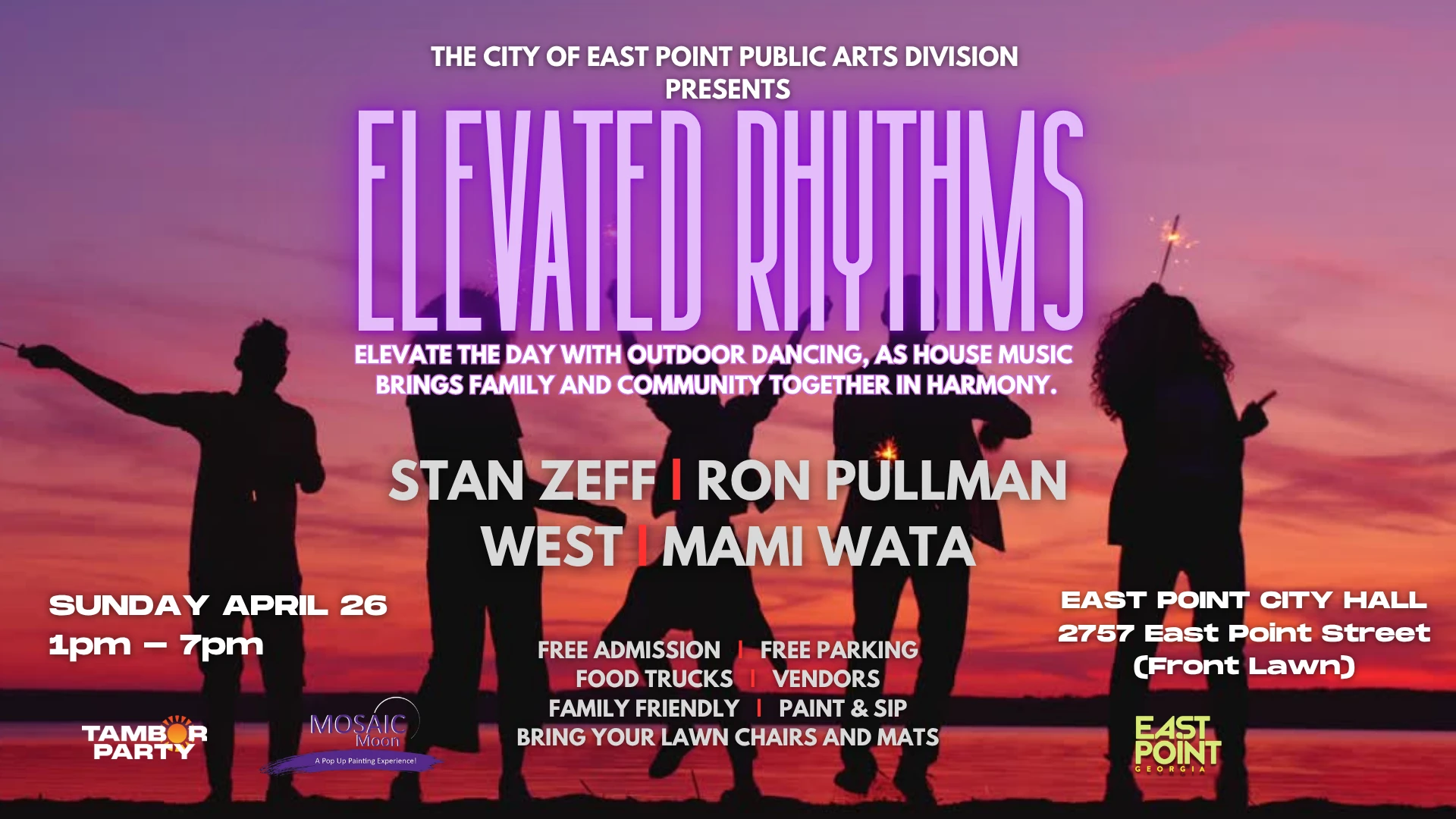 Elevated Rhythms - Sunday April 26 (Free Event) Cover