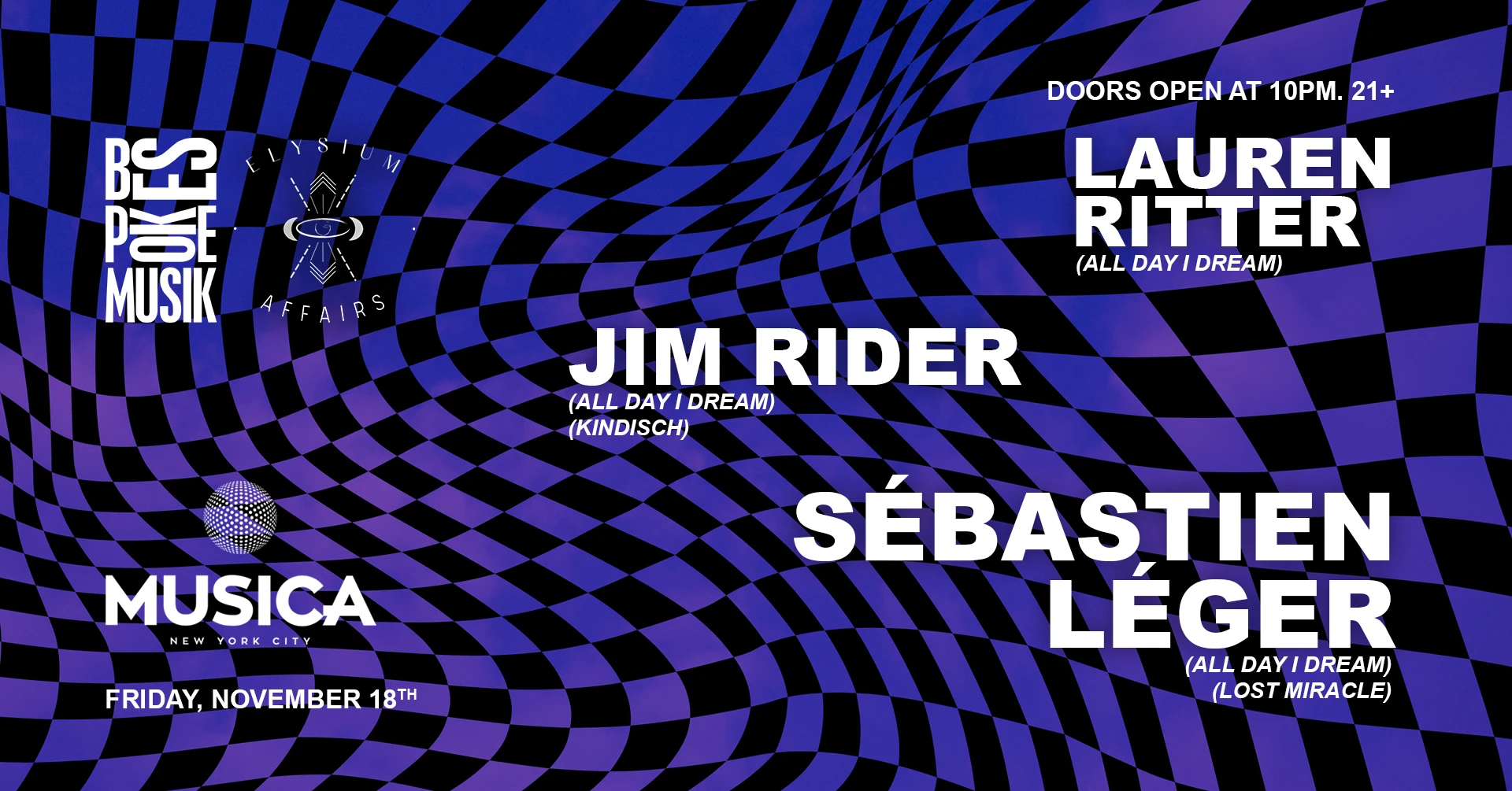 Elysium Affairs & Bespoke Musik Presents Sebastien Leger Cover