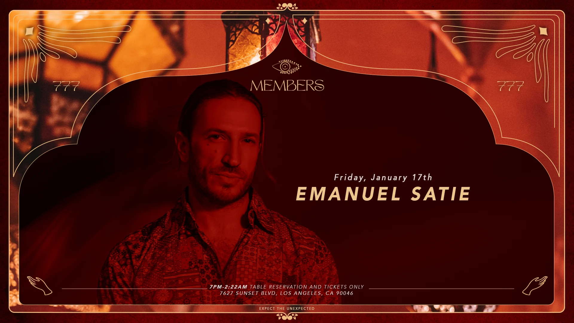 Members Presents : Emanuel Satie Cover