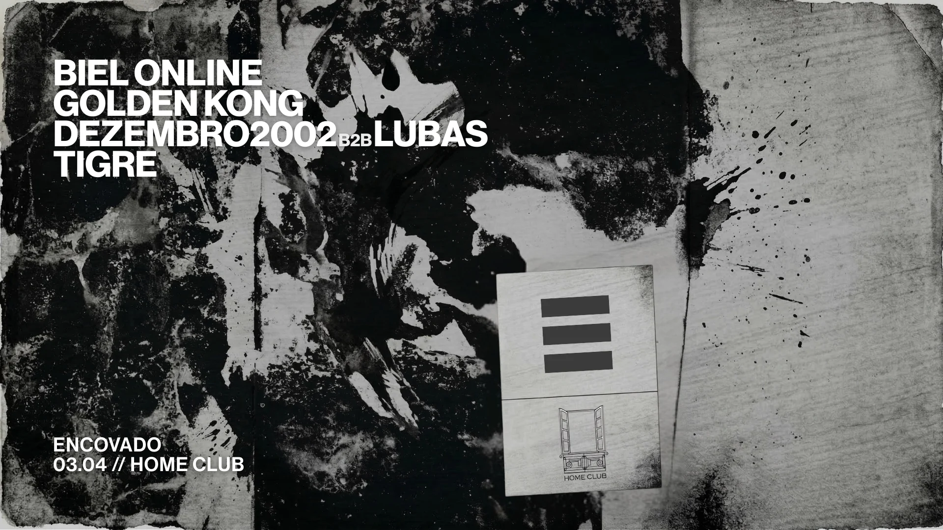 Encovado | 03.04 @ Home Club Cover