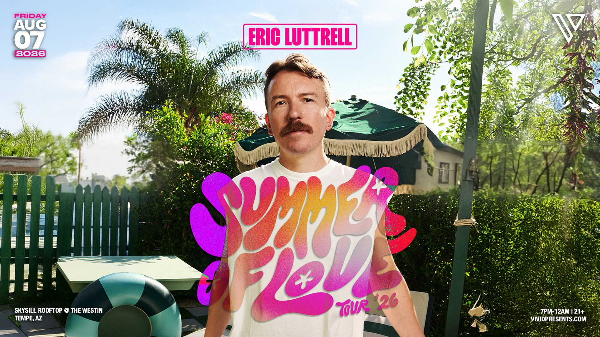 Eric Luttrell Summer Of Love Tour (Tempe, Az) Cover