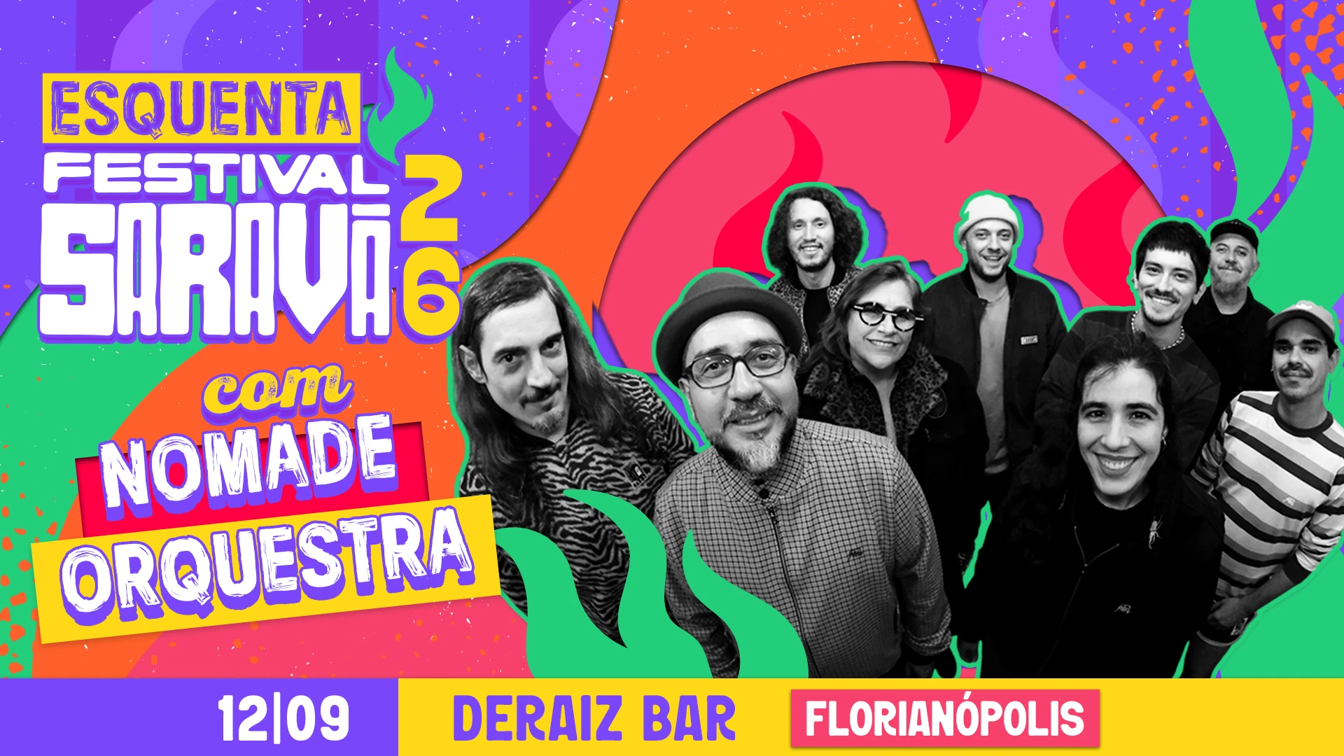Esquenta Festival Saravá 2026 - Florianópolis Cover