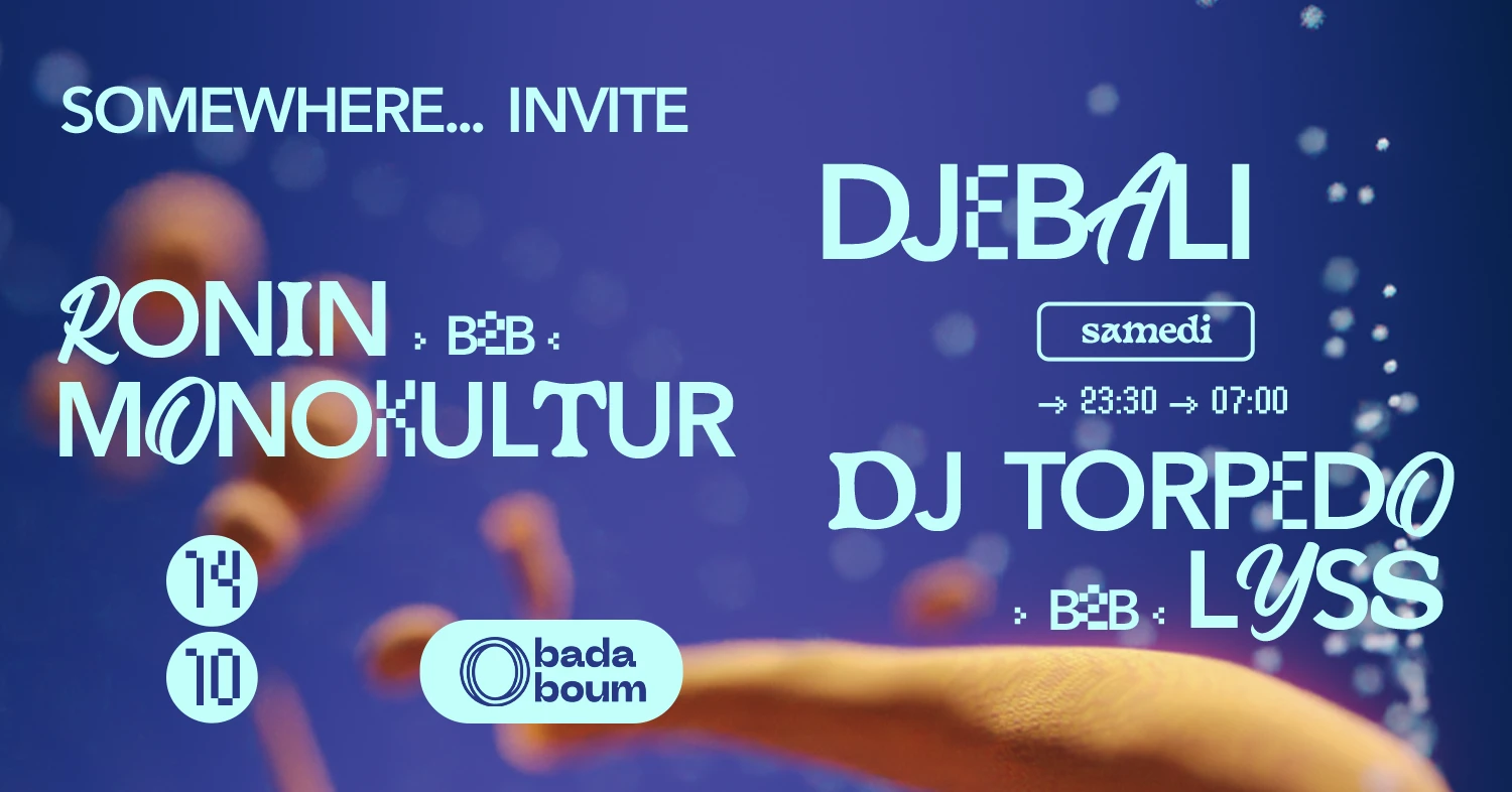 Club — Somewhere Invite Djebali, Ronin, Monokultur & More Cover