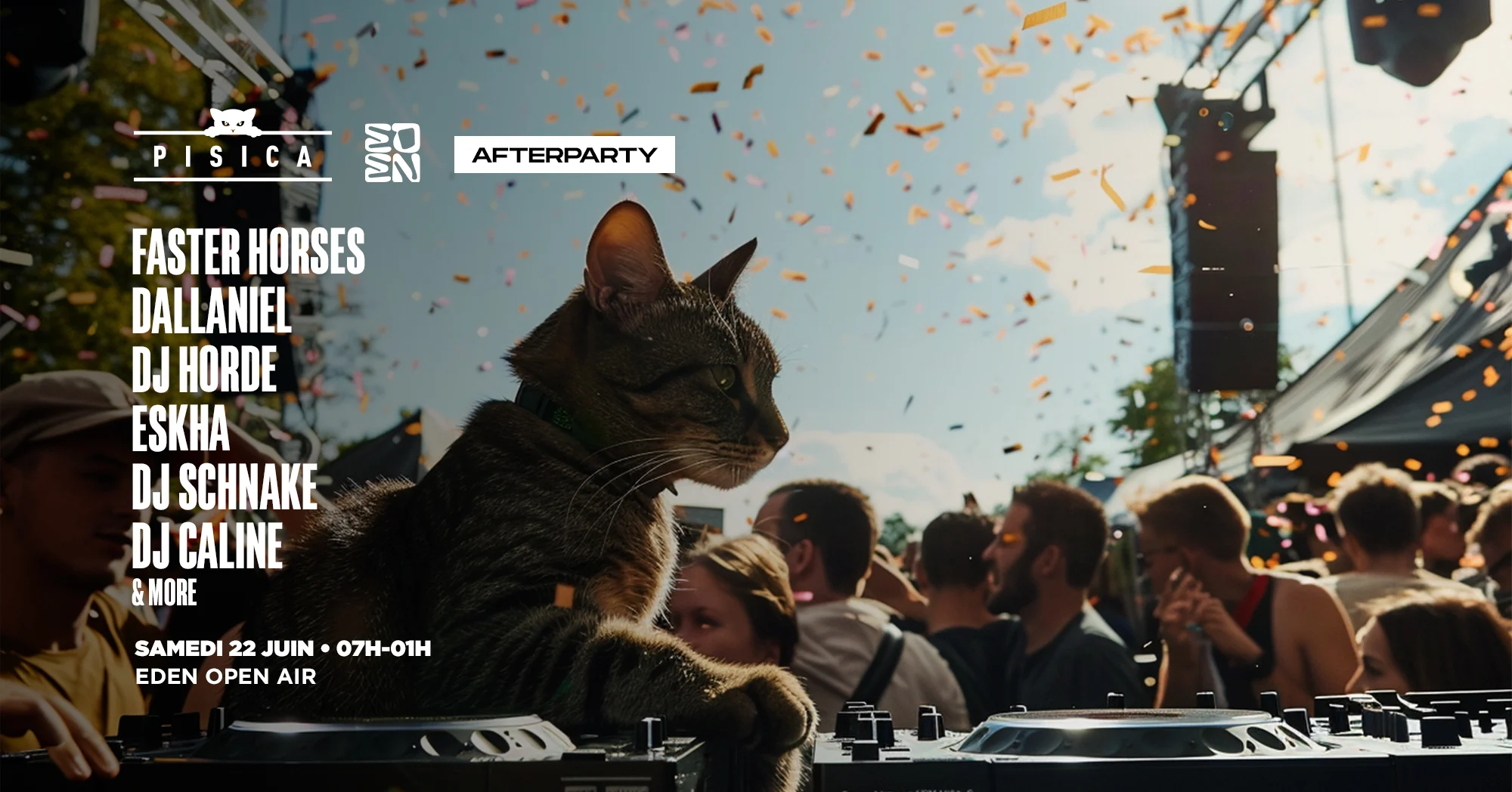 Pisica Open Air  : Eden All Day Afterparty Cover