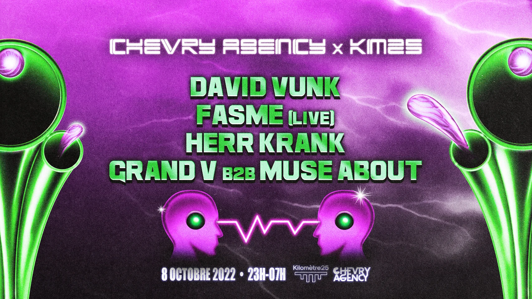 Chevry Agency X Kilomètre25 : David Vunk, Fasme (Live) & More Cover