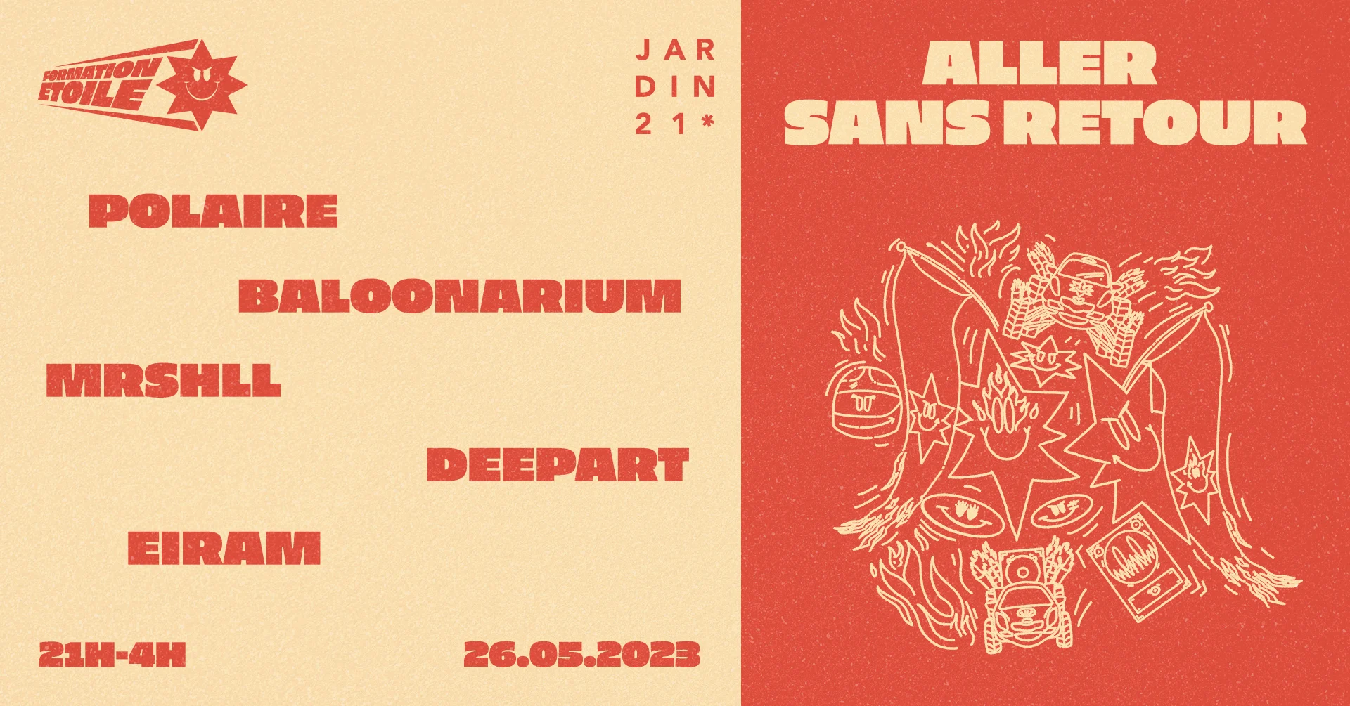 Aller Sans Retour : Formation Etoile & Friends Cover