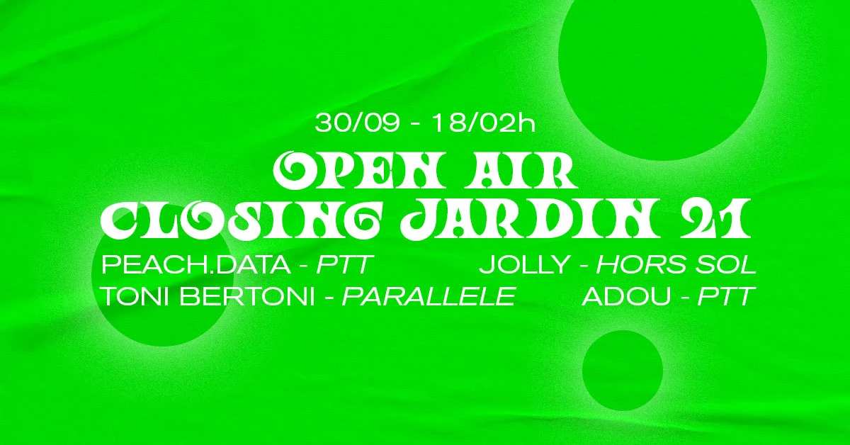 Closing J21 - Jolly, Toni Bertoni, Peach Data, Adou Cover