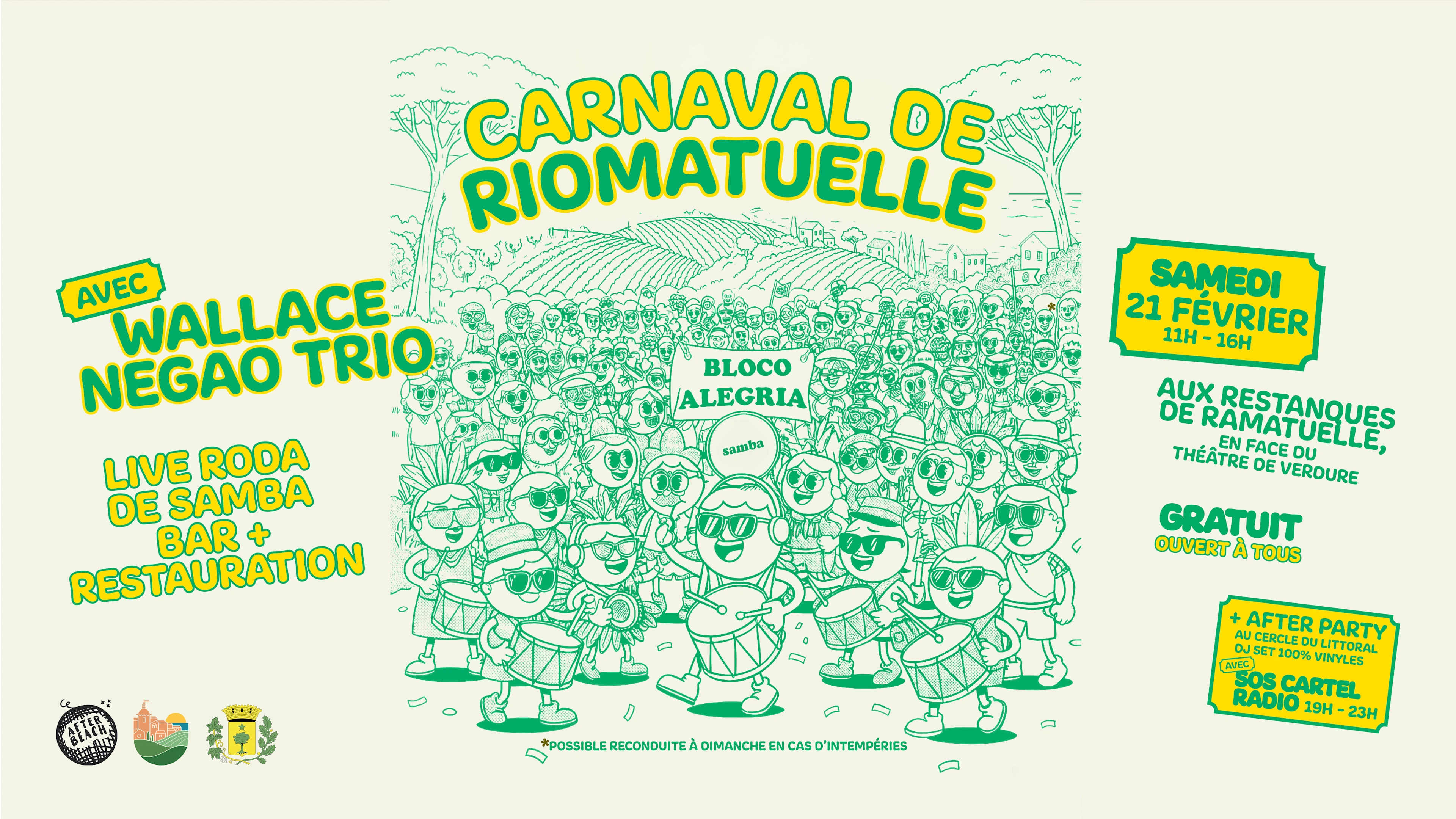 Carnaval De Riomatuelle : Live Samba Avec Wallace Negao Cover