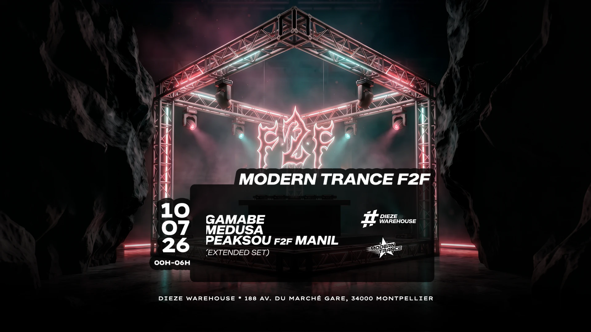 Modern Trance F2f : Peaksou F2f Manil, Medusa, Gamabe Cover