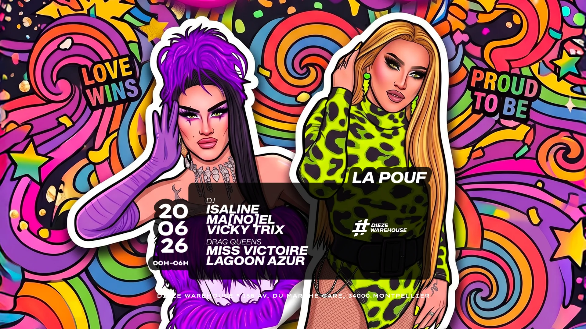 La Pouf - Show Drag Queens (Petite Salle Du Dieze) Cover