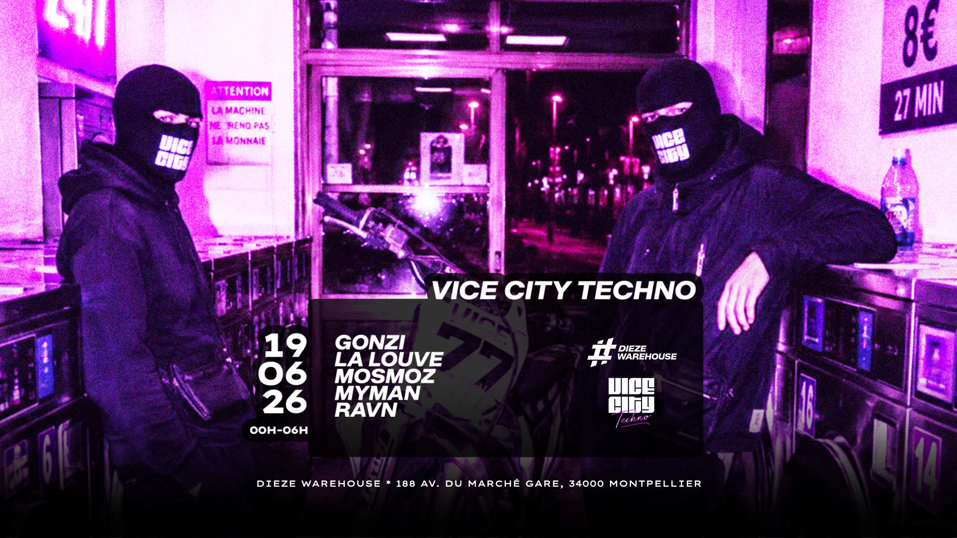 Vice City X Dieze : Gonzi, Mosmoz, La Louve, Ravn, Myman Cover