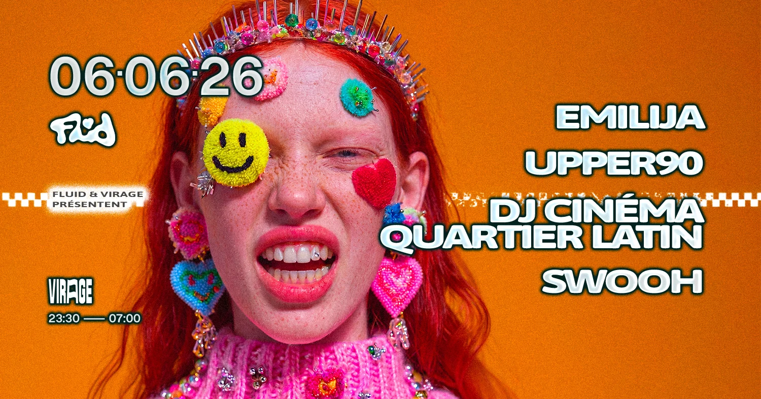 Fluid : Emilija, Upper90, Dj Cinéma Quartier Latin, Swooh Cover