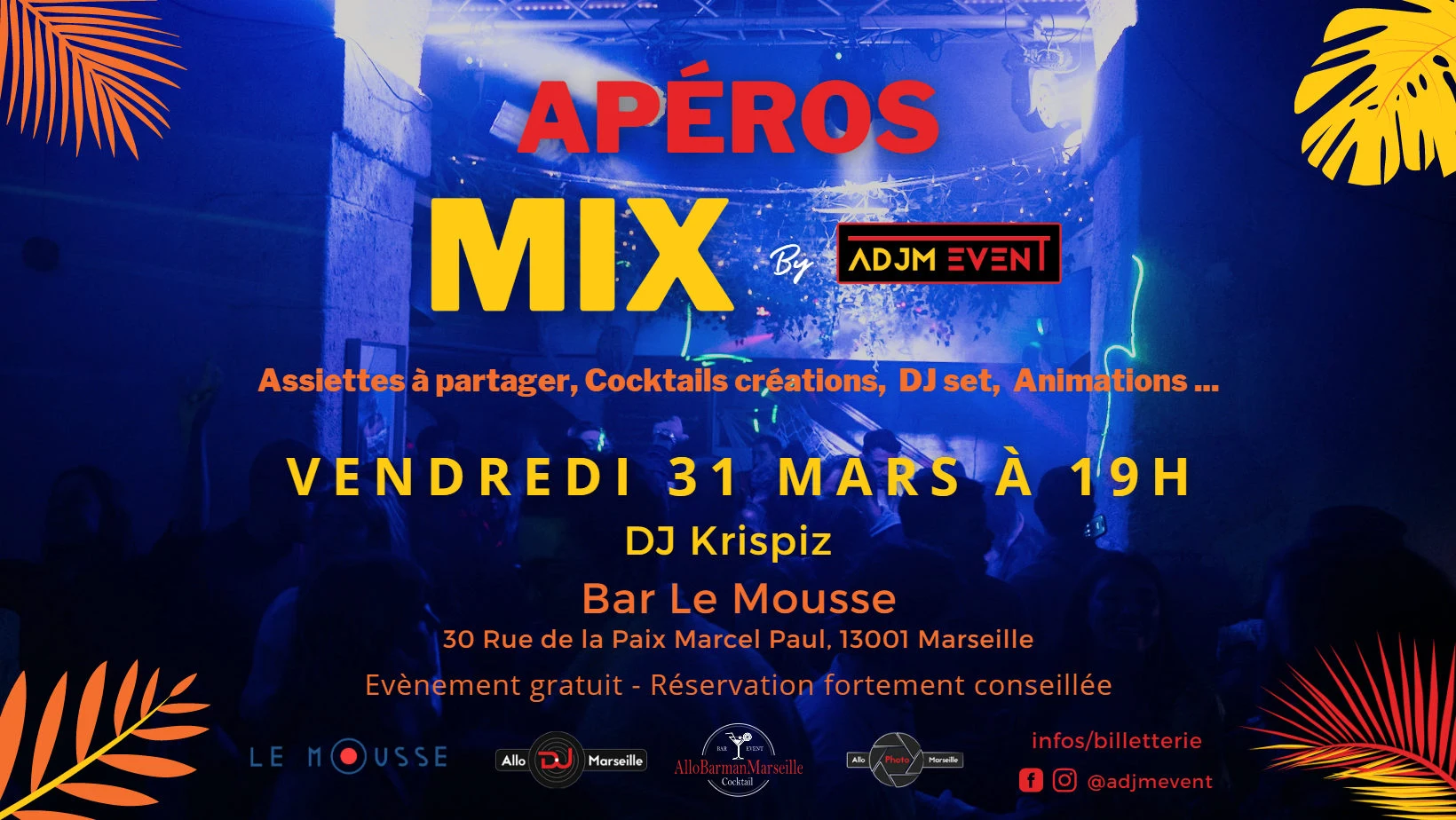 Apéros MIX #2 - Vendredi 31 Mars Cover
