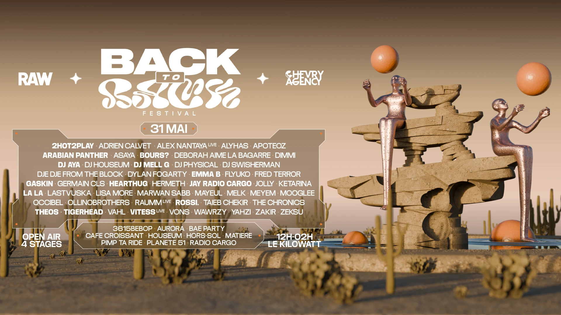 Back To Back 2025 • Open Air Festival Cover