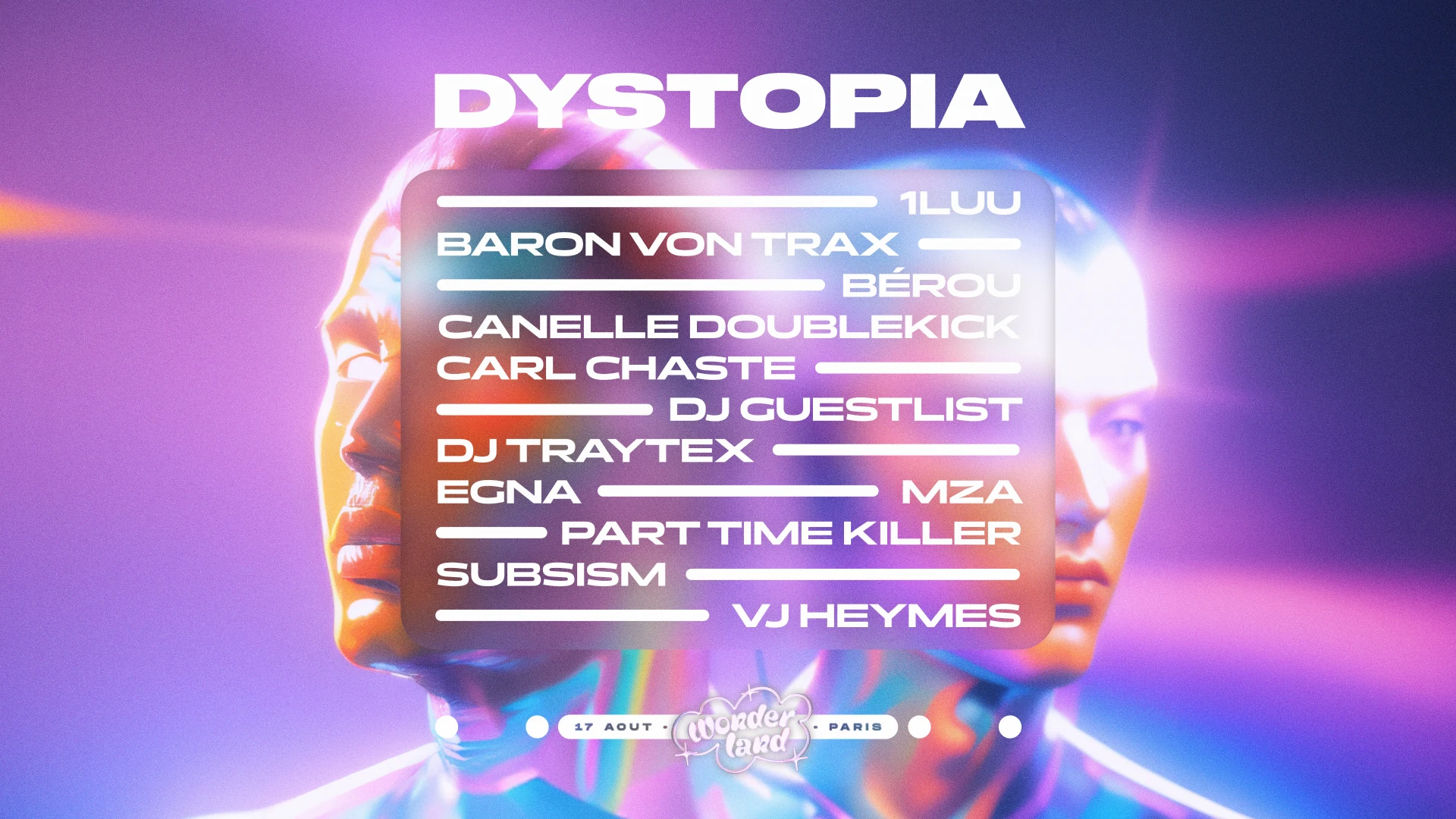 Annulé • Dystopia • Part Time Killer, Canelle Doublekick... Cover