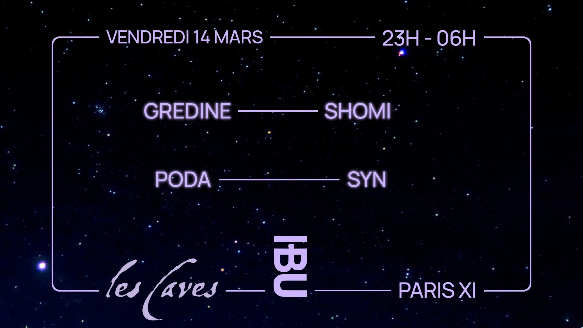 Ibu Invite Gredine & Shomi @ Les Caves Saint Sabin Cover
