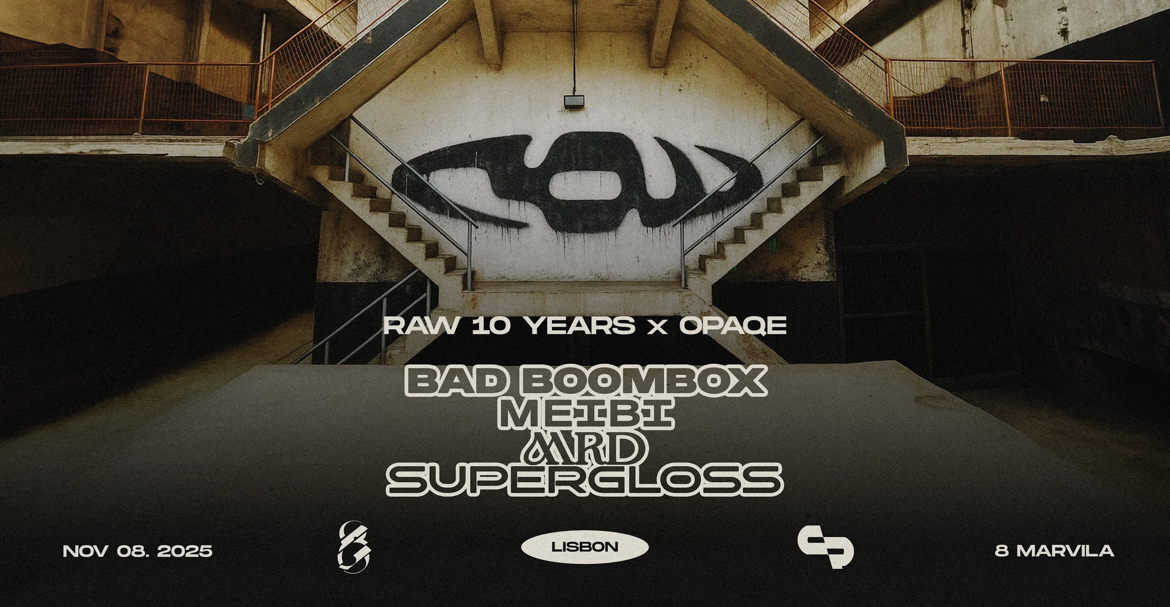 Raw 10 Years X Opaqe • Bad Boombox, Mrd, Supergloss, Meibi Cover